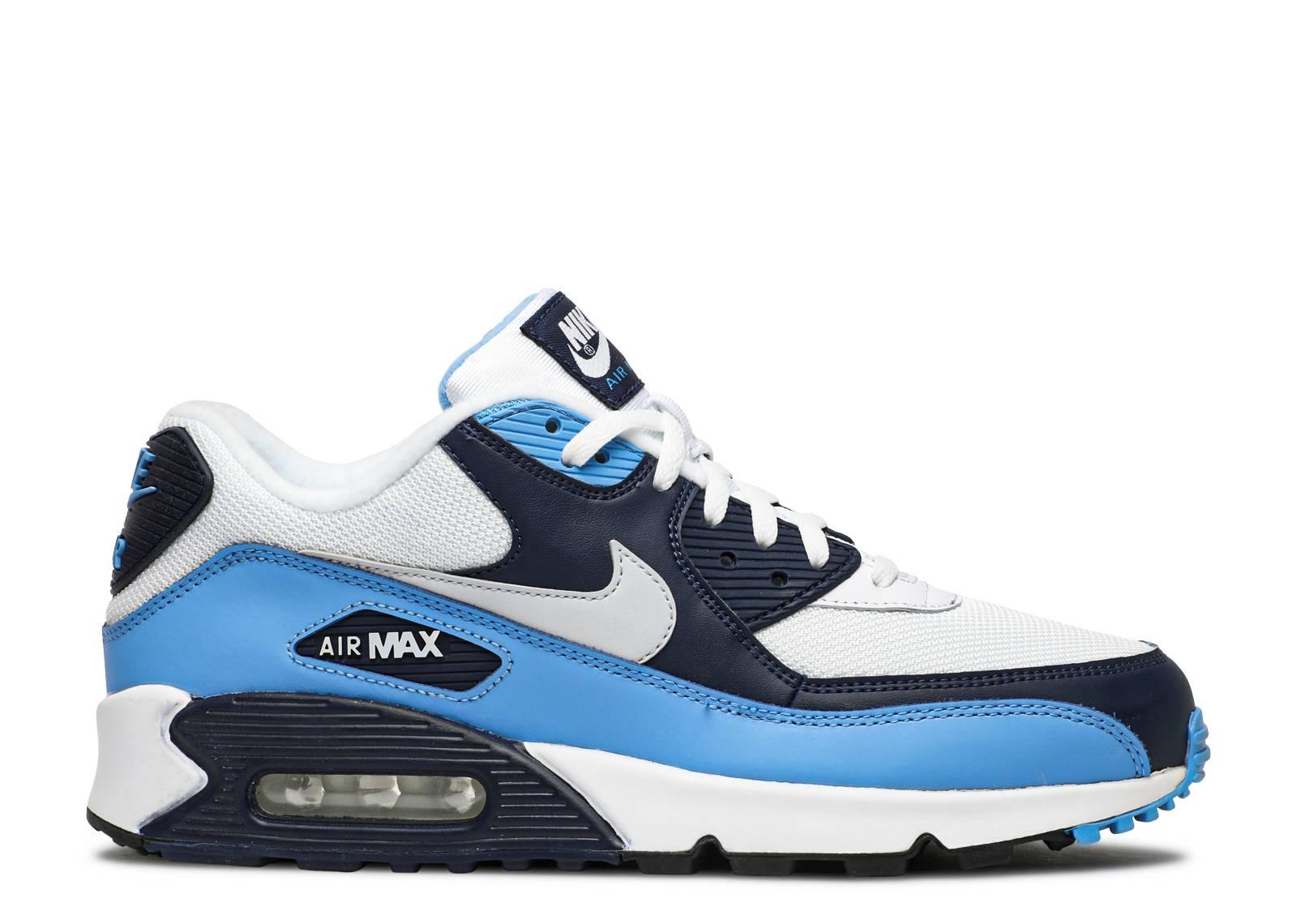 Nike Rubber Air Max 90 Essential in Blue (White) for Men - Save 48% - Lyst