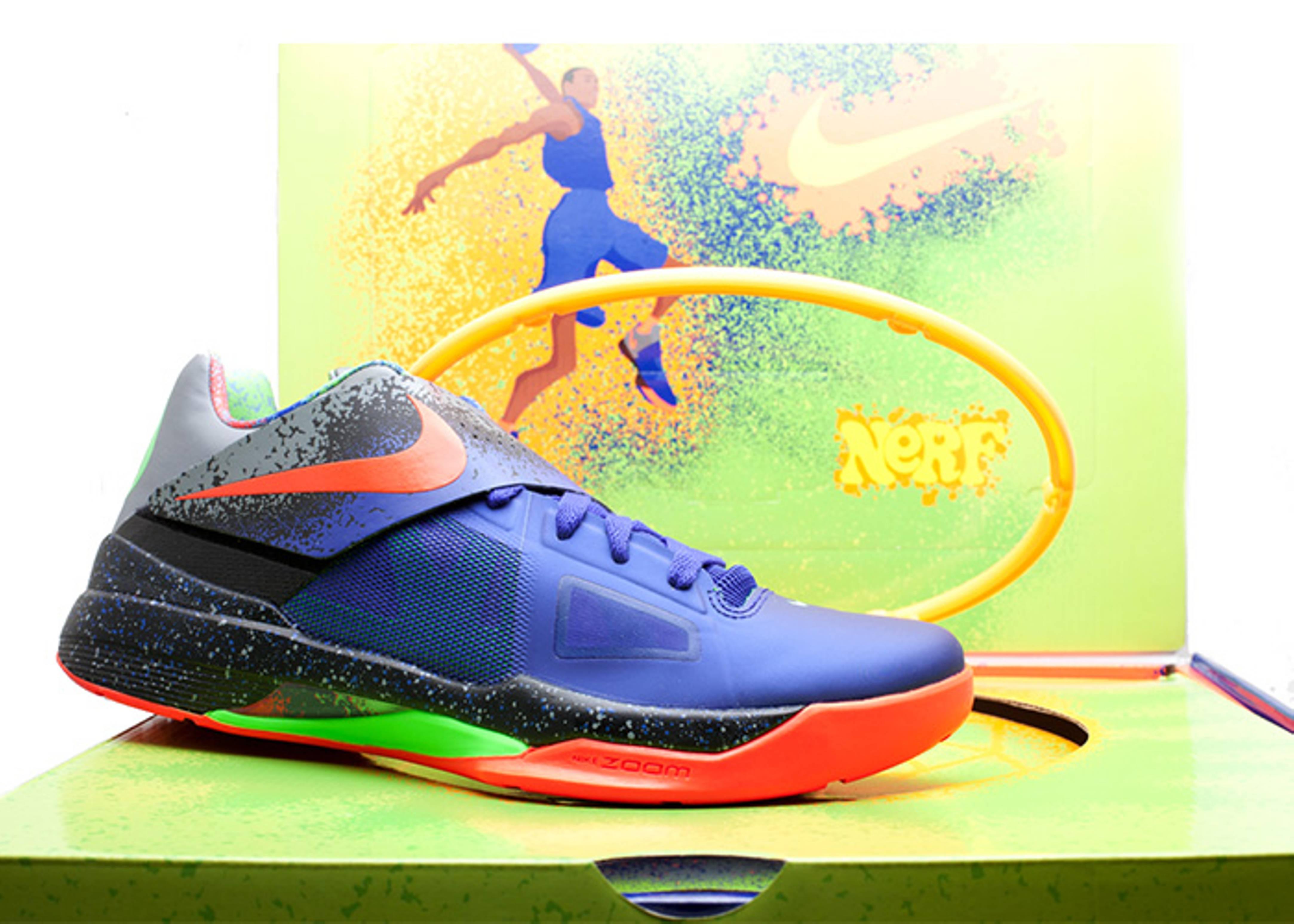 Nike Zoom Kd 4 'nerf' Shoes - Size 9.5 