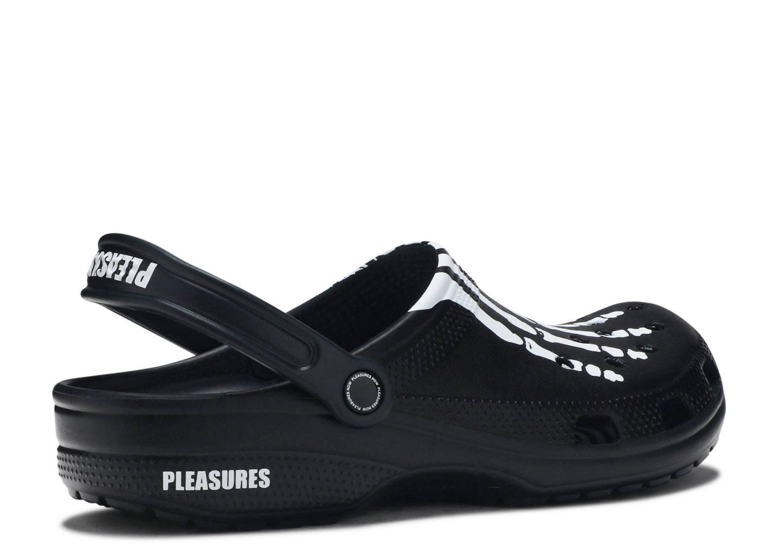 pleasures crocs