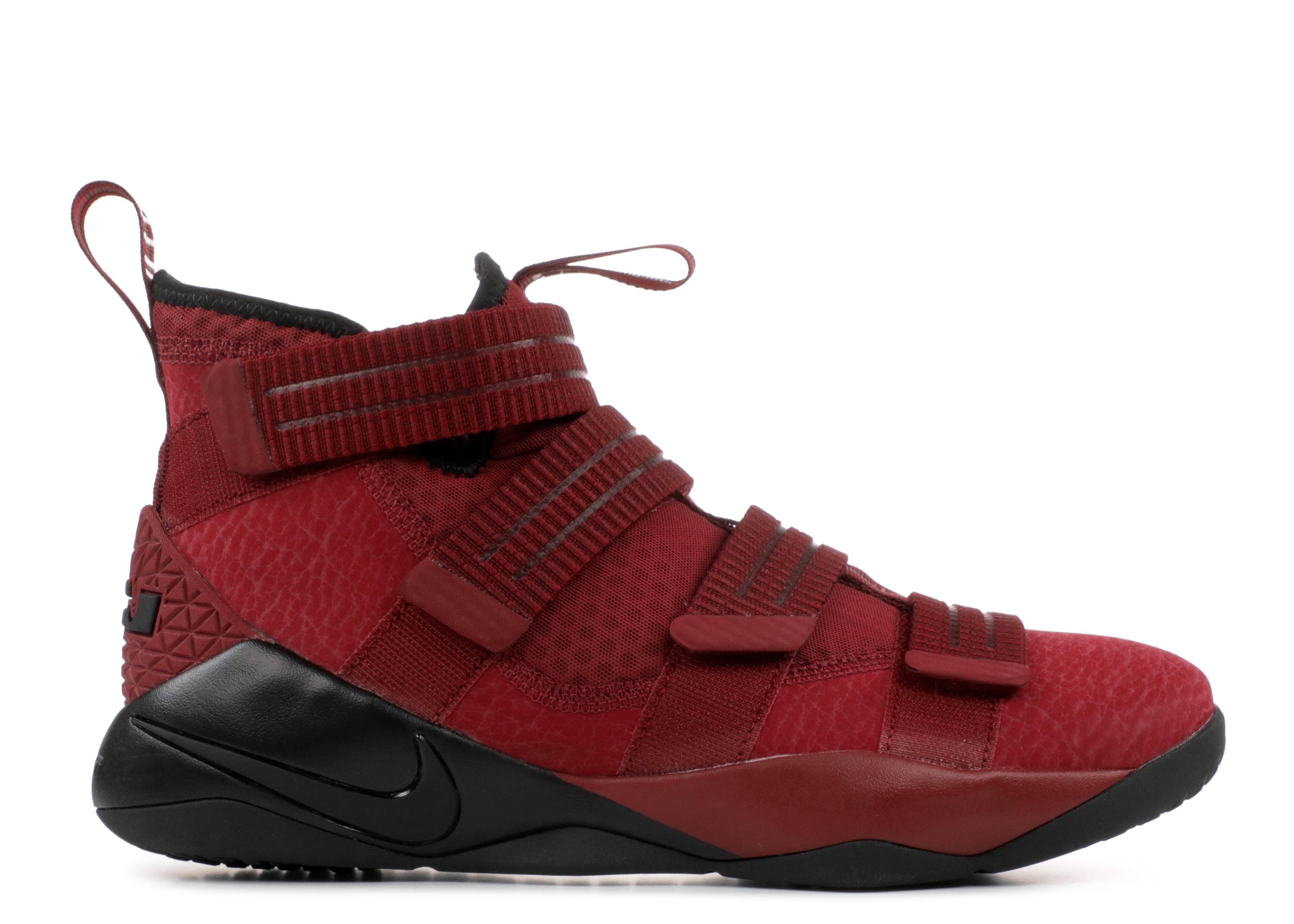 lebron soldier 11 burgundy