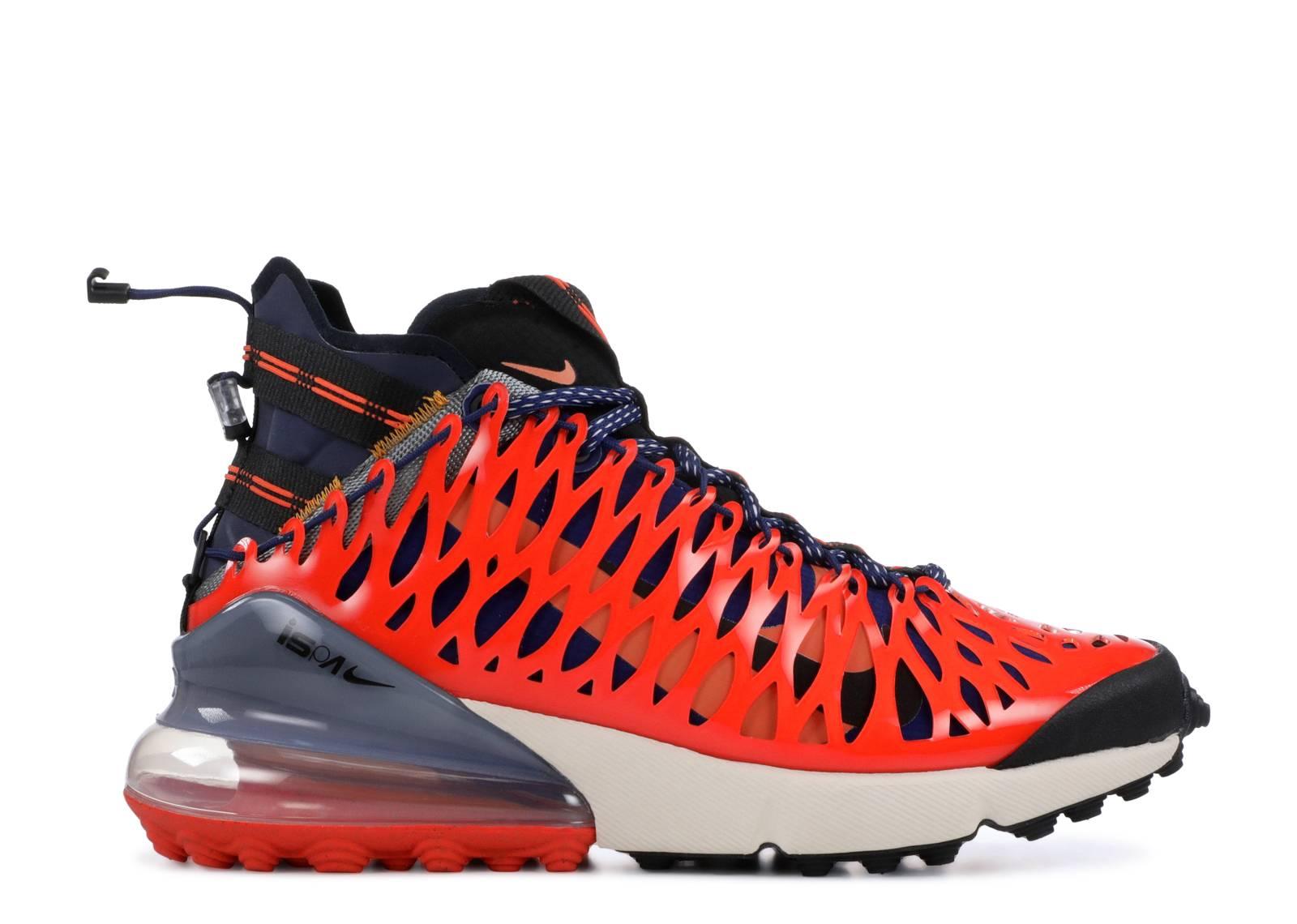nike air max 270 ispa blue void & terra orange