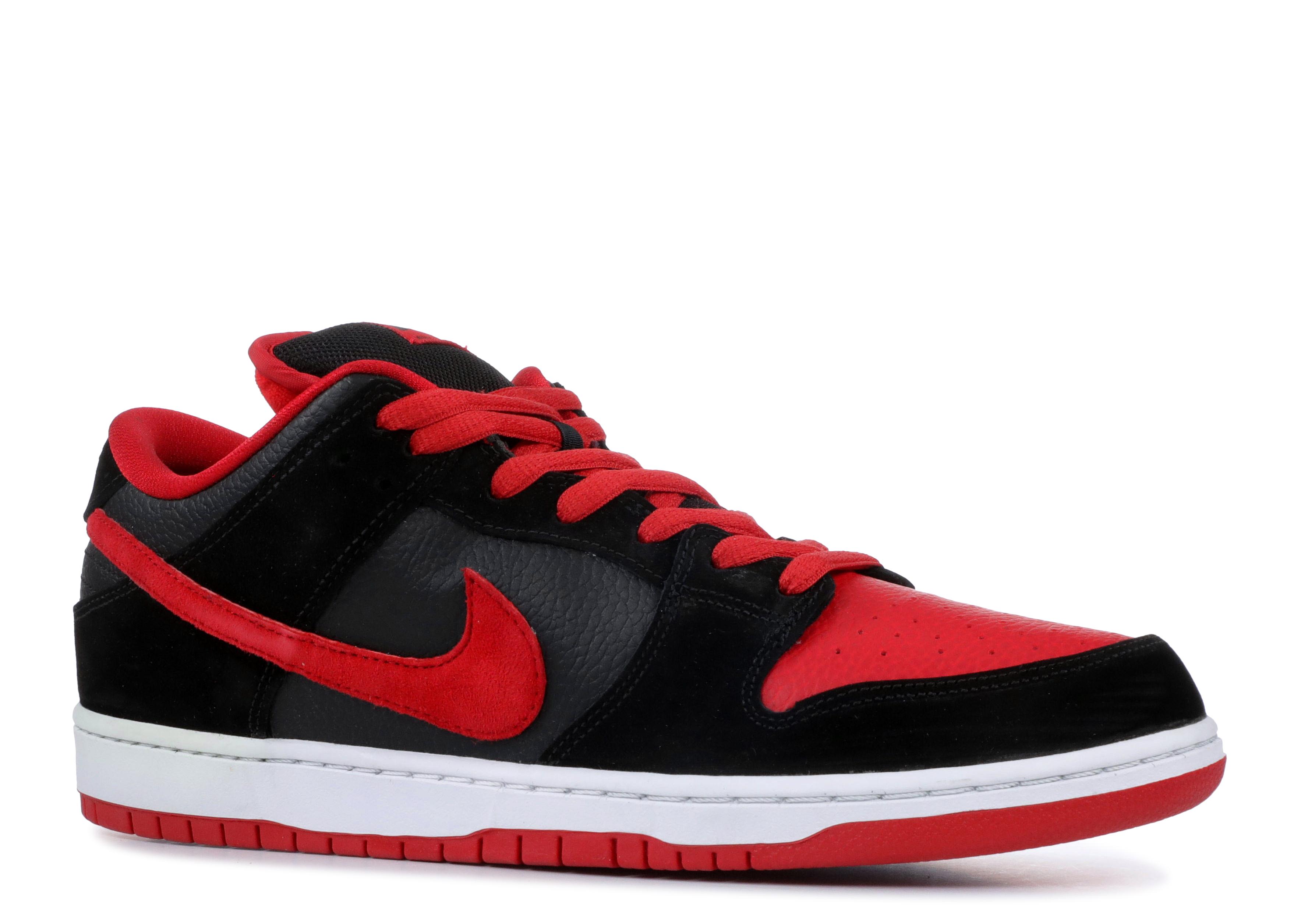 nike sb red and black