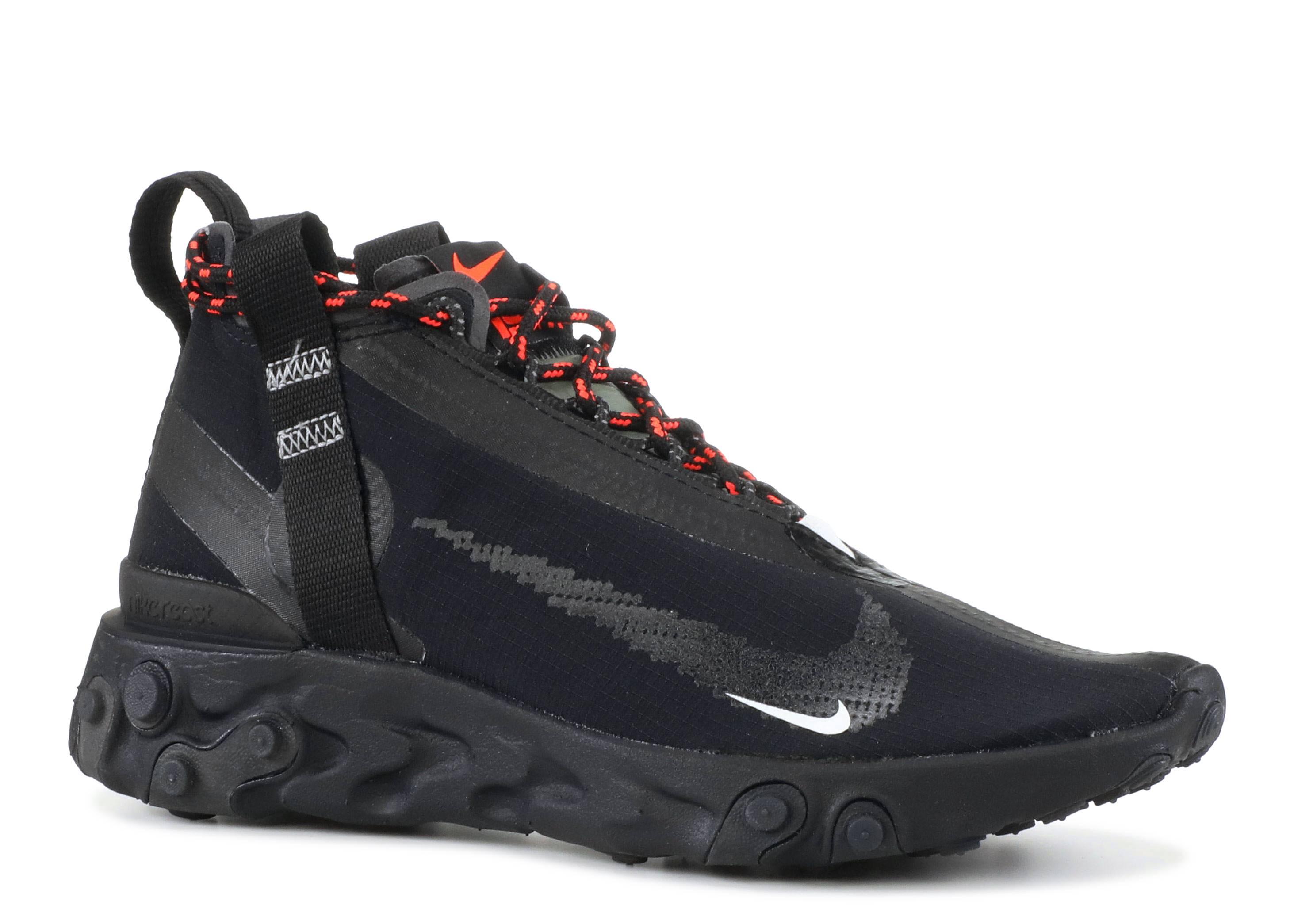 nike react runner mid ispa black