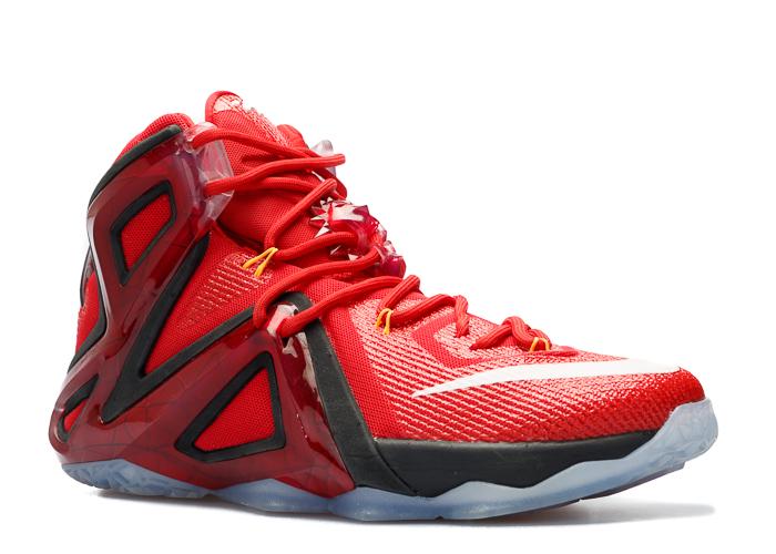 red lebron nike