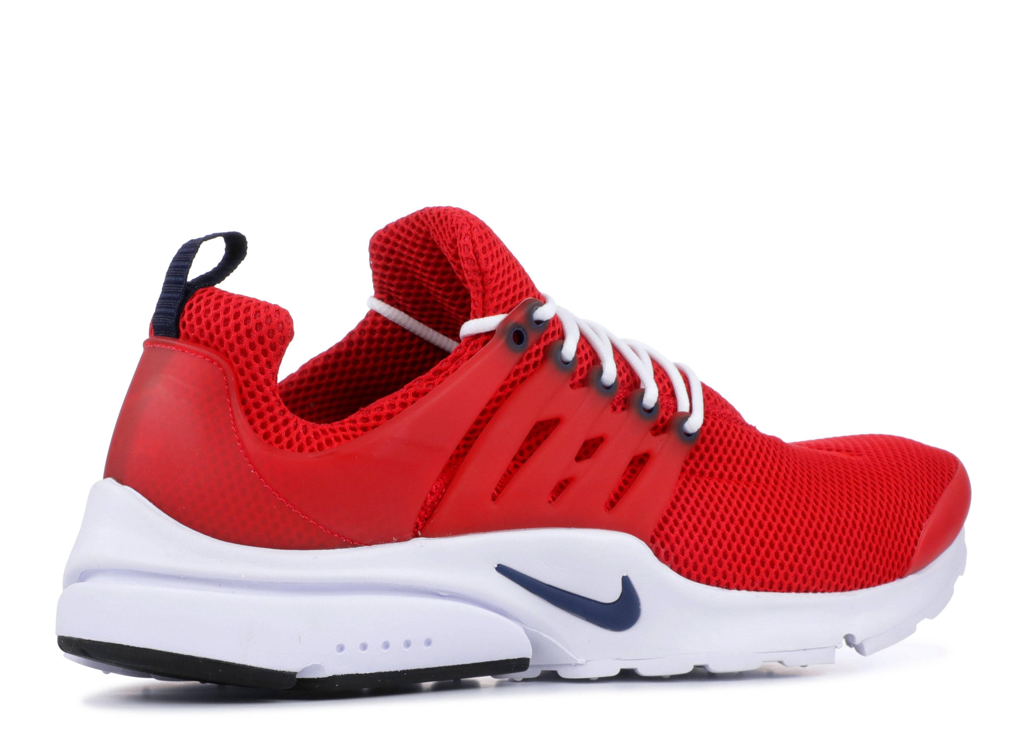 womens red nike presto