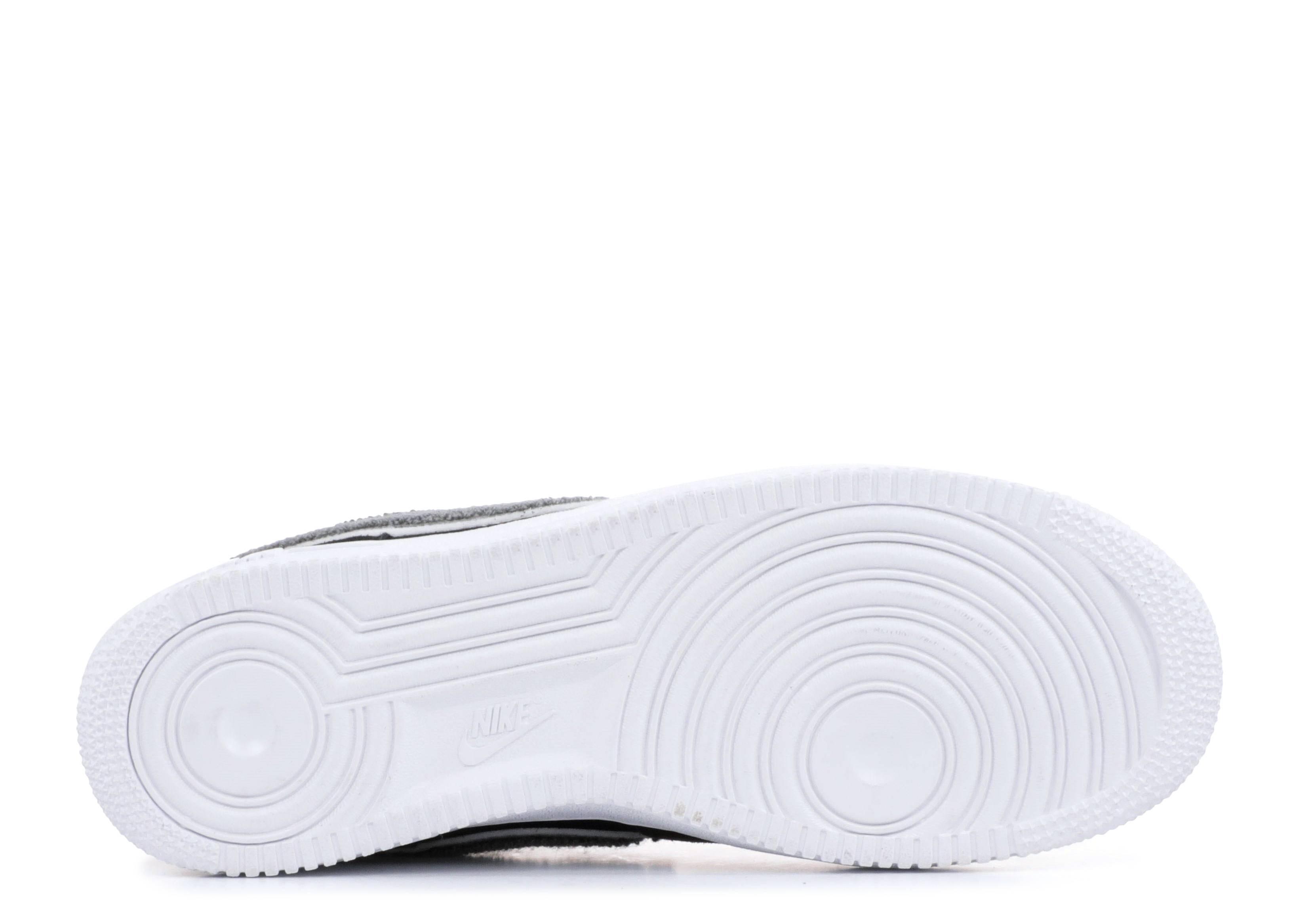 air force 1 low 3d chenille swoosh black cool grey