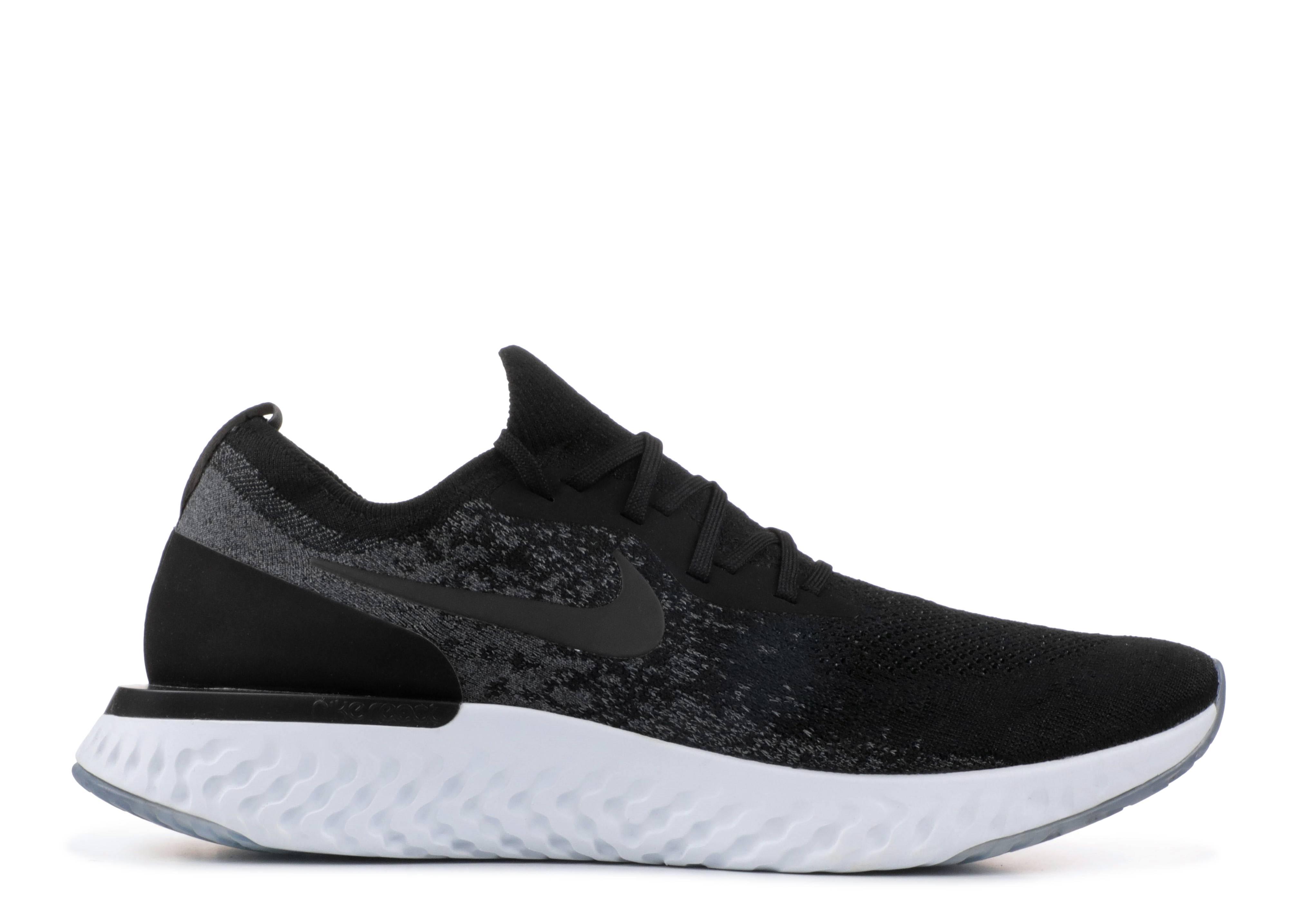 Nike Epic React Flyknit 1 Running Shoe in Black/Blue (Black) for Men - Save  71% - Lyst