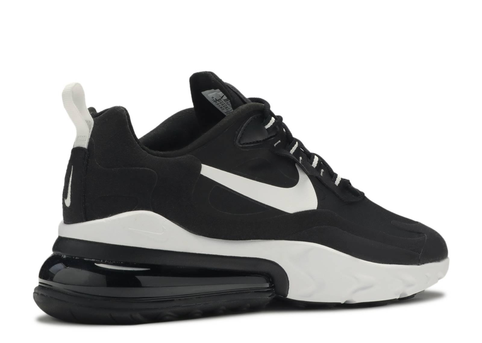 nike air max 270 react black and white