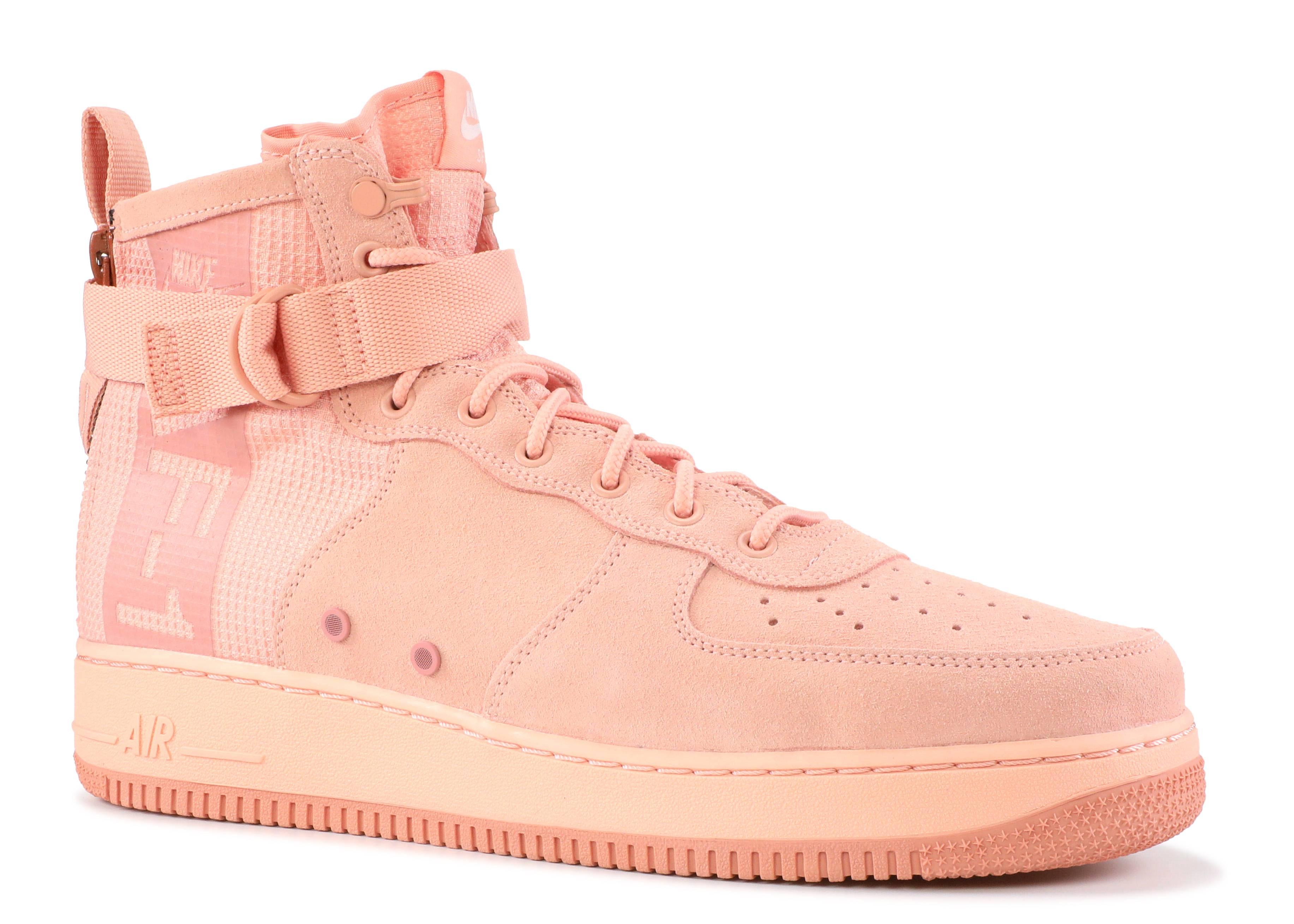 nike air force 1 pink suede mens
