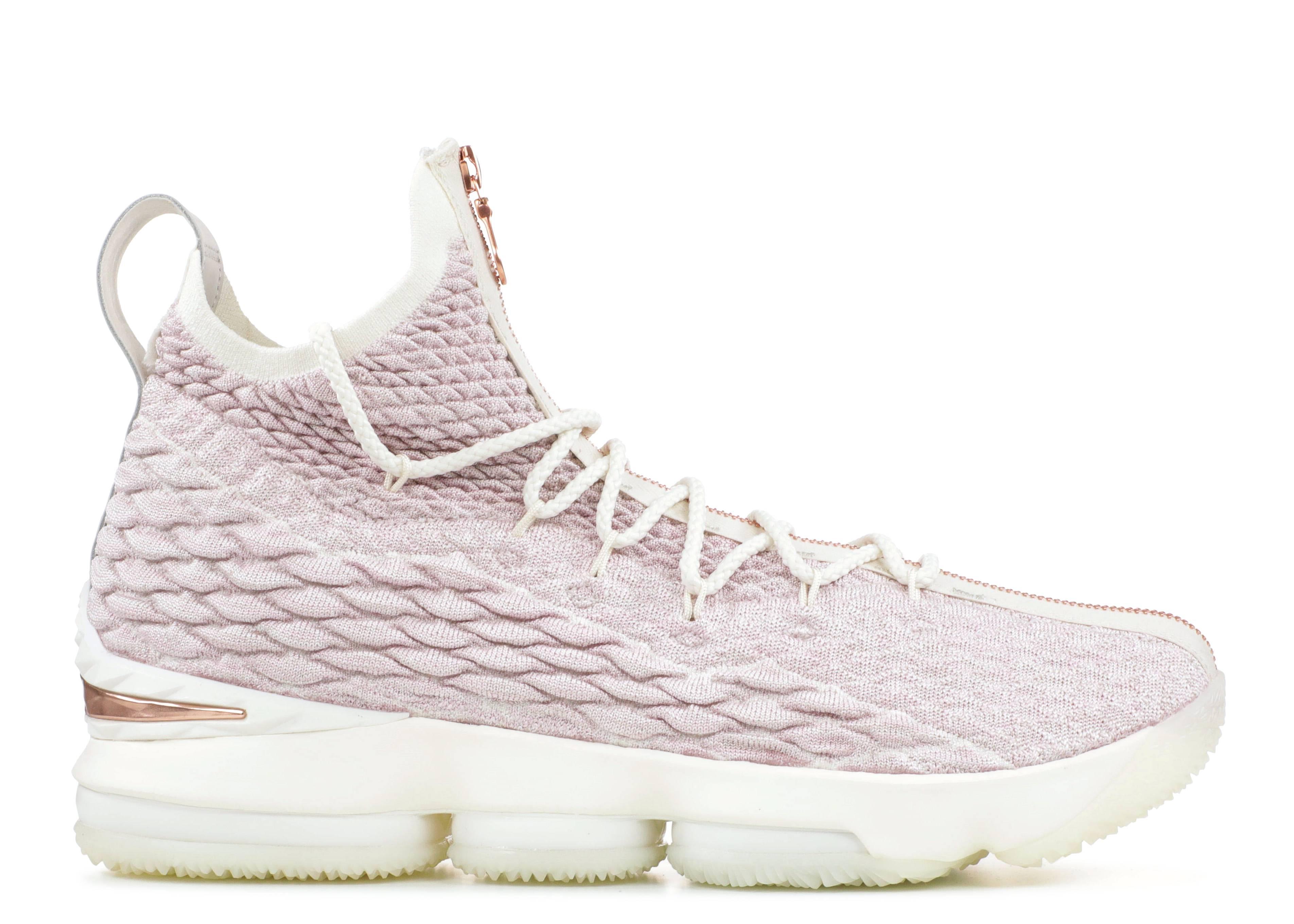 lebron 15 pink gold