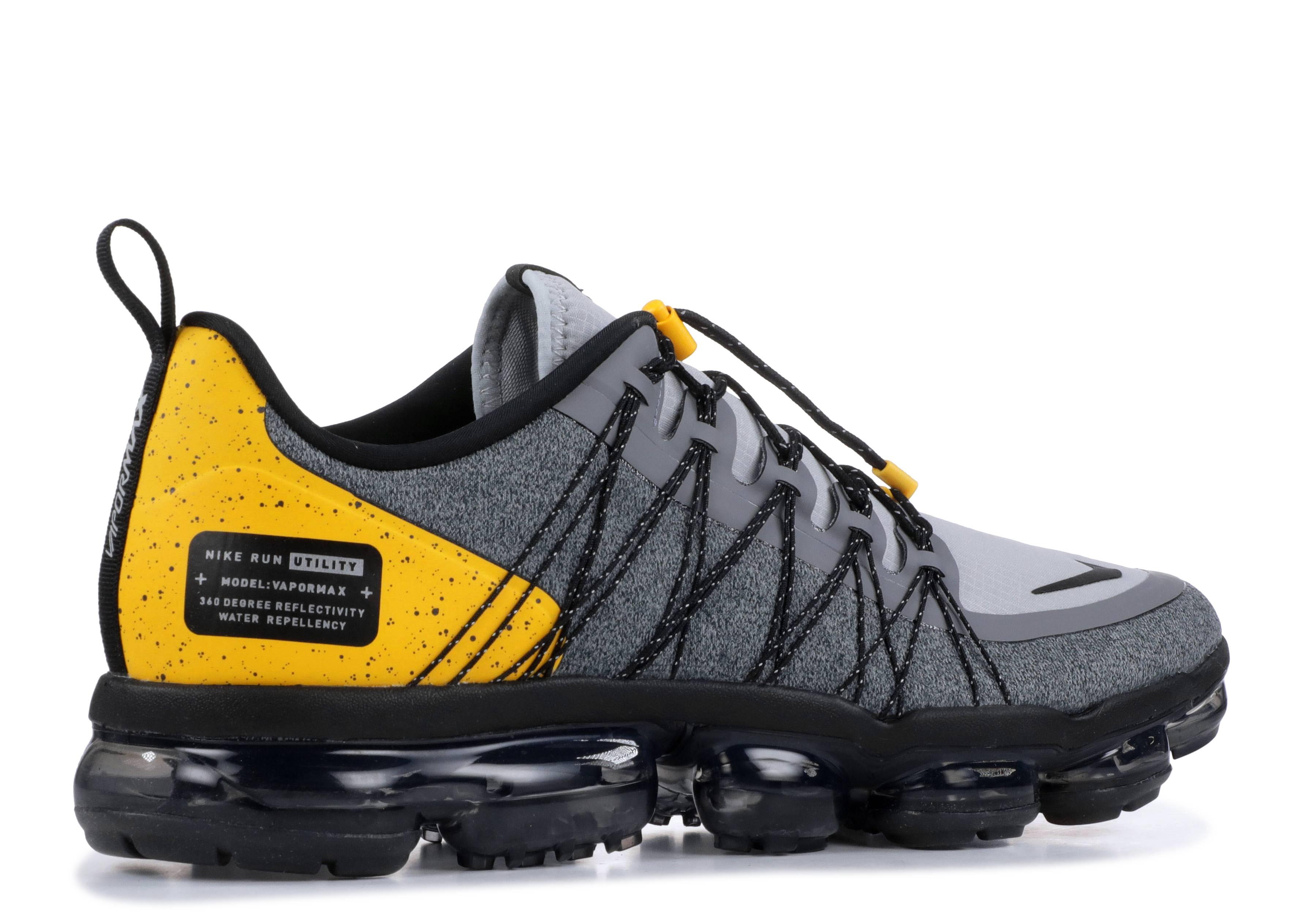 nike air vapormax run utility wolf grey amarillo
