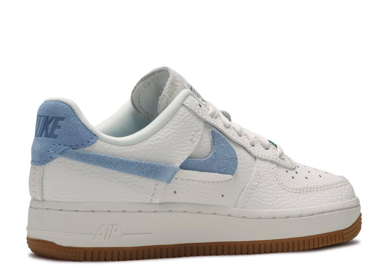 nike air force 1 vandalized in sail mystic green