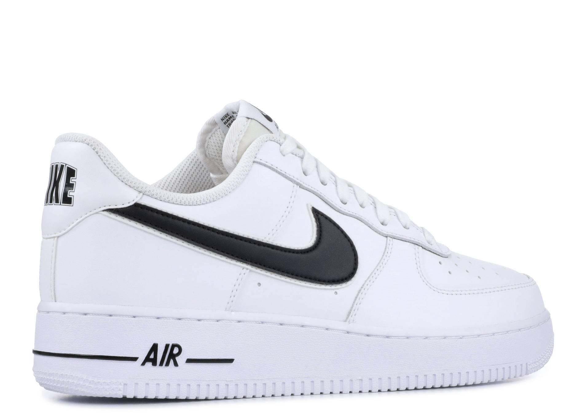 nike air force 1 07 3 black white