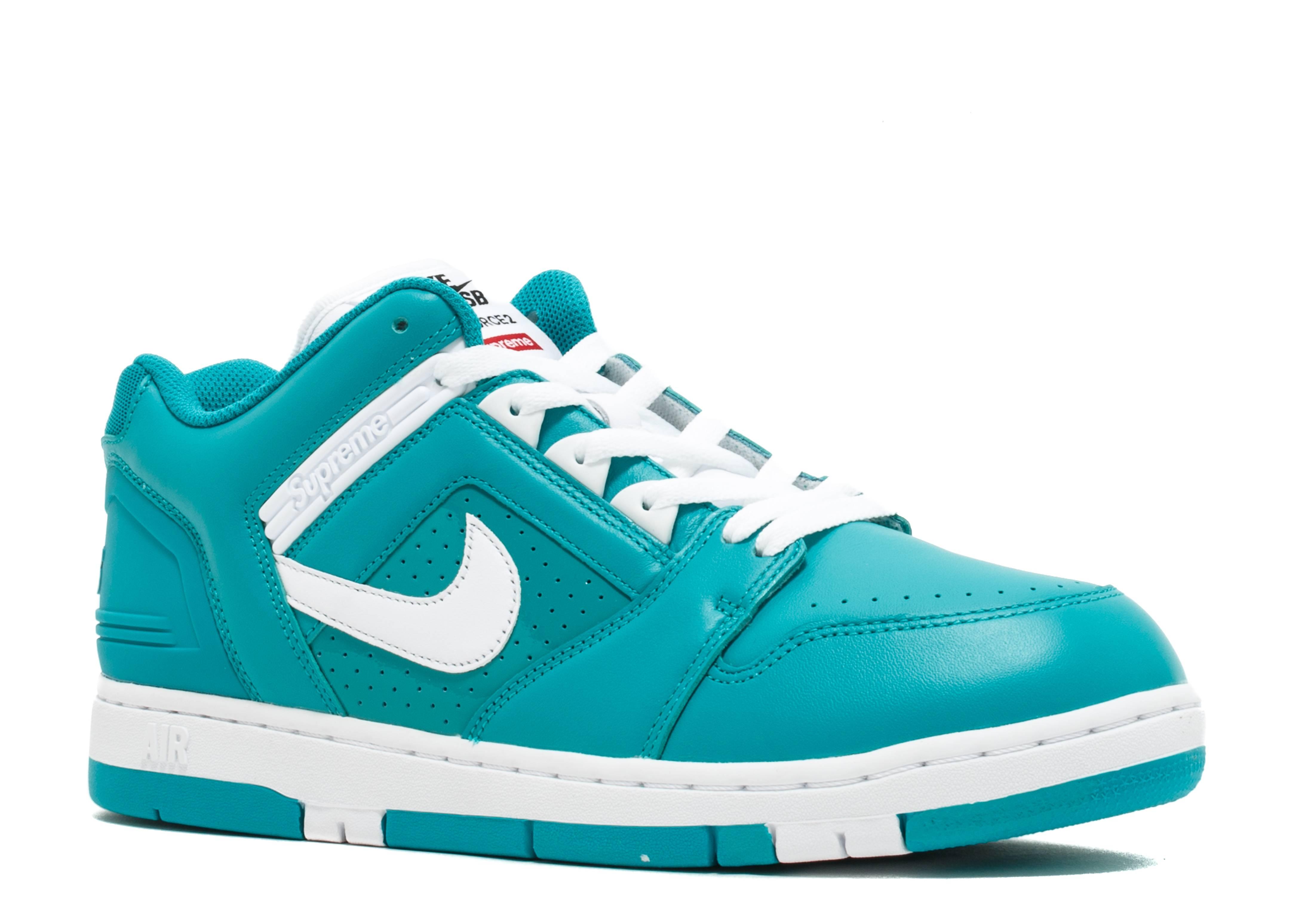Nike Rubber Sb Af2 Low 'supreme - Teal' Shoes - Size 9.5 in Blue for