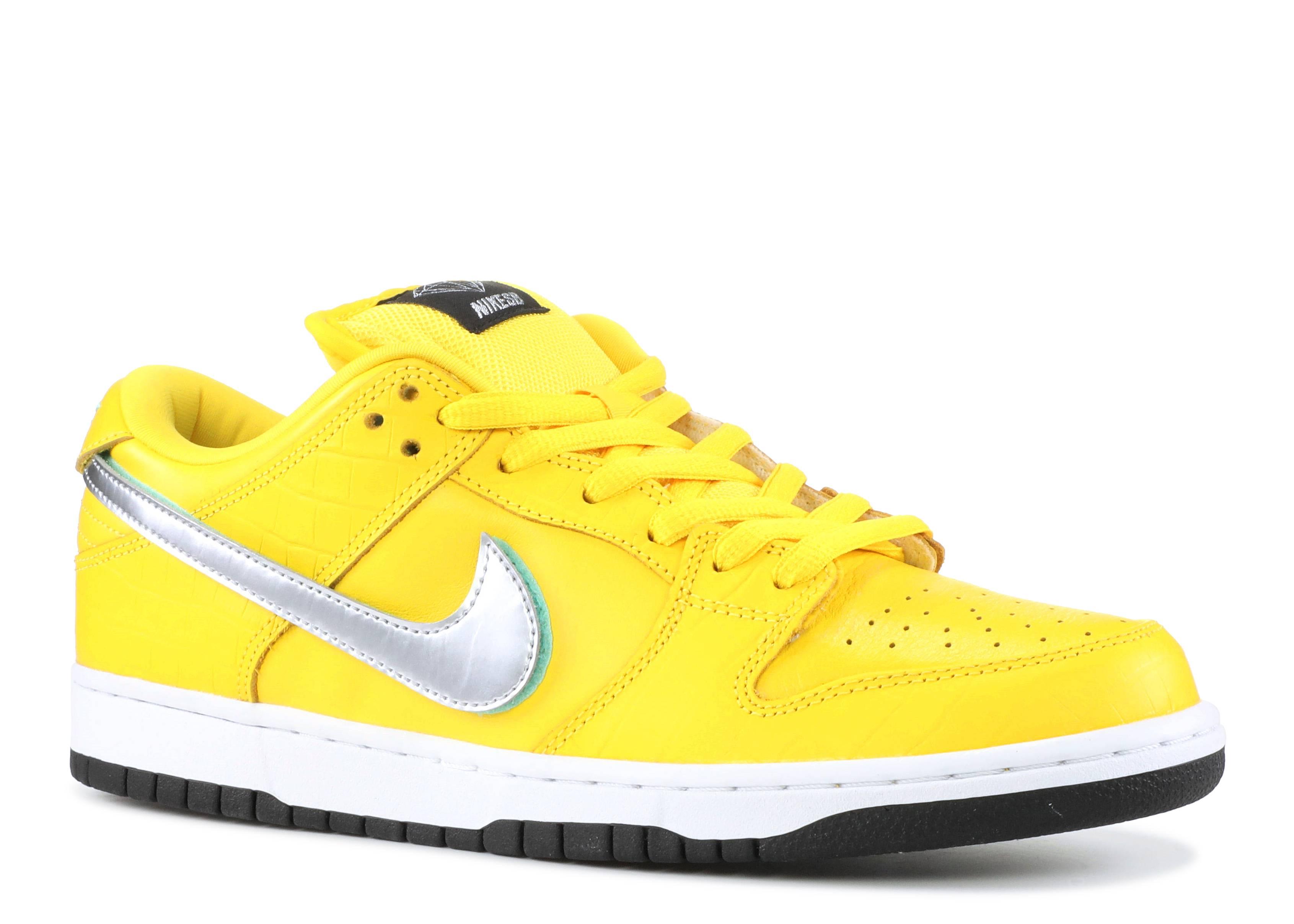 nike sb dunk diamond yellow