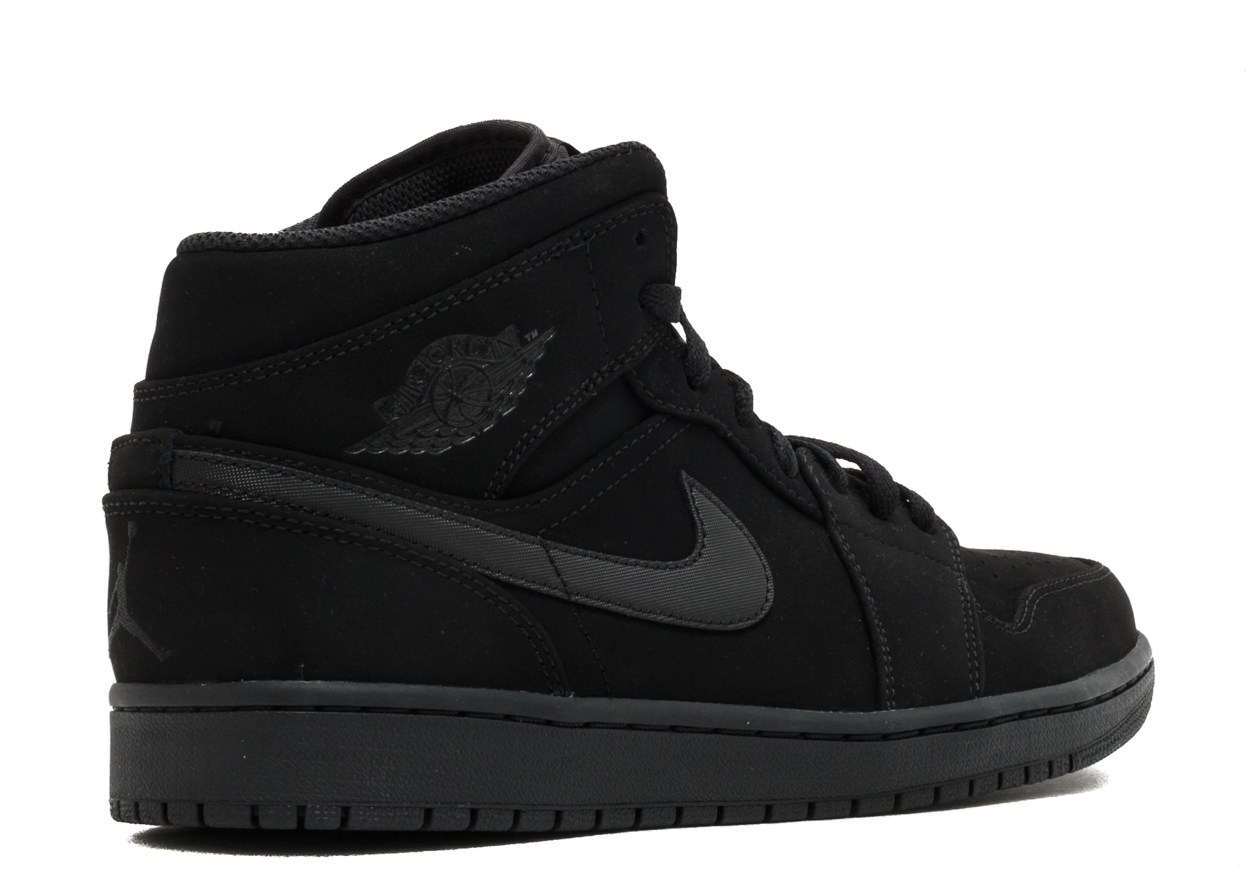 retro 1 mid black and blue