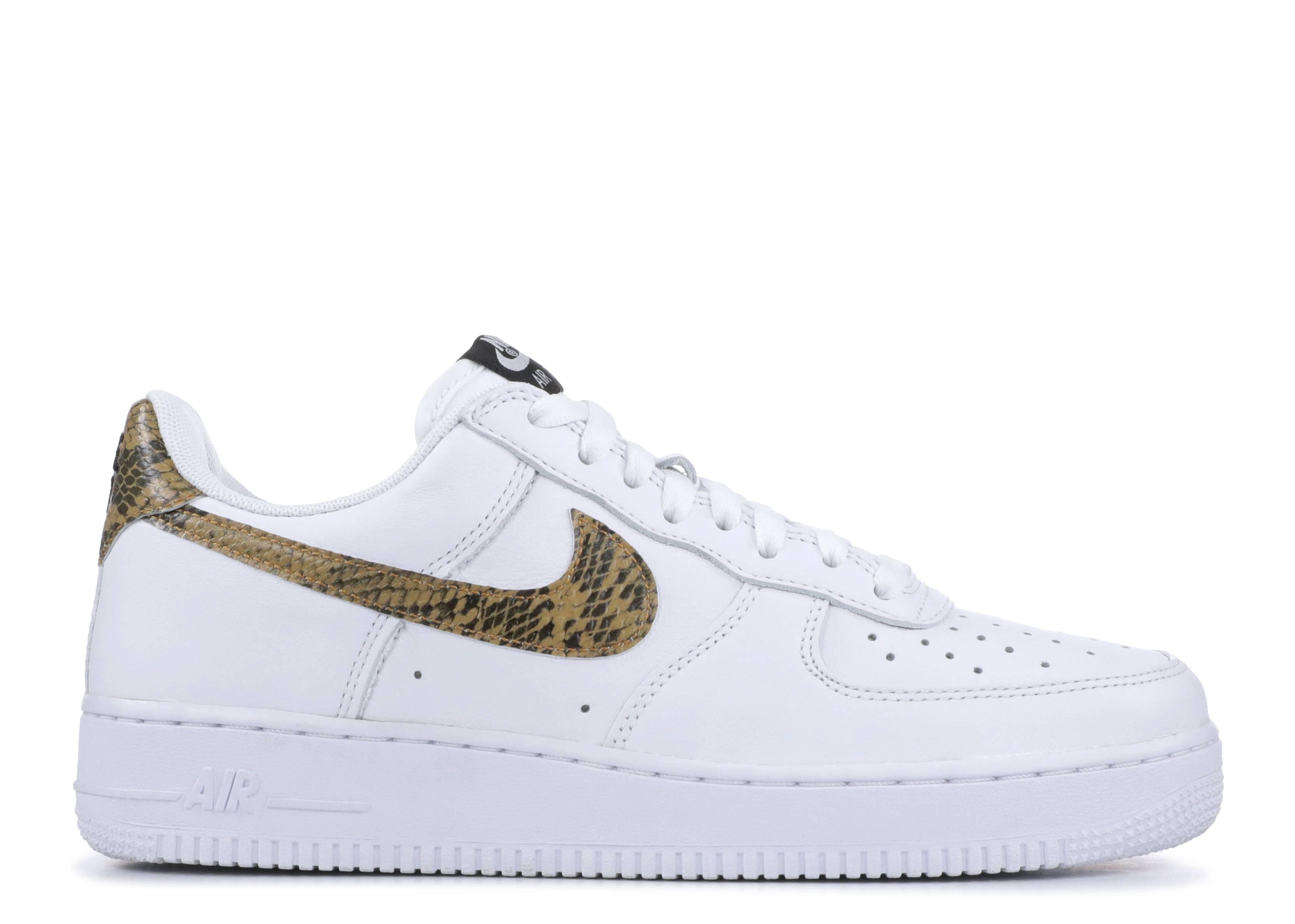 nike air force 1 snakeskin white