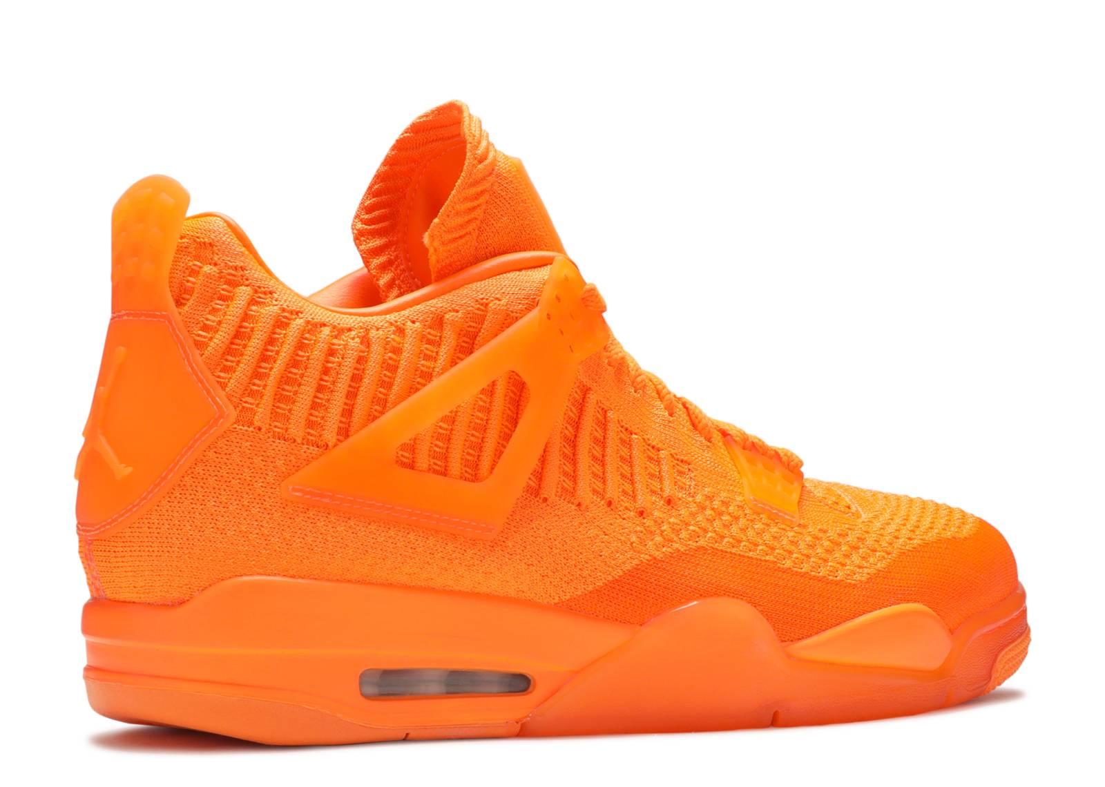 air jordan 4 flyknit orange