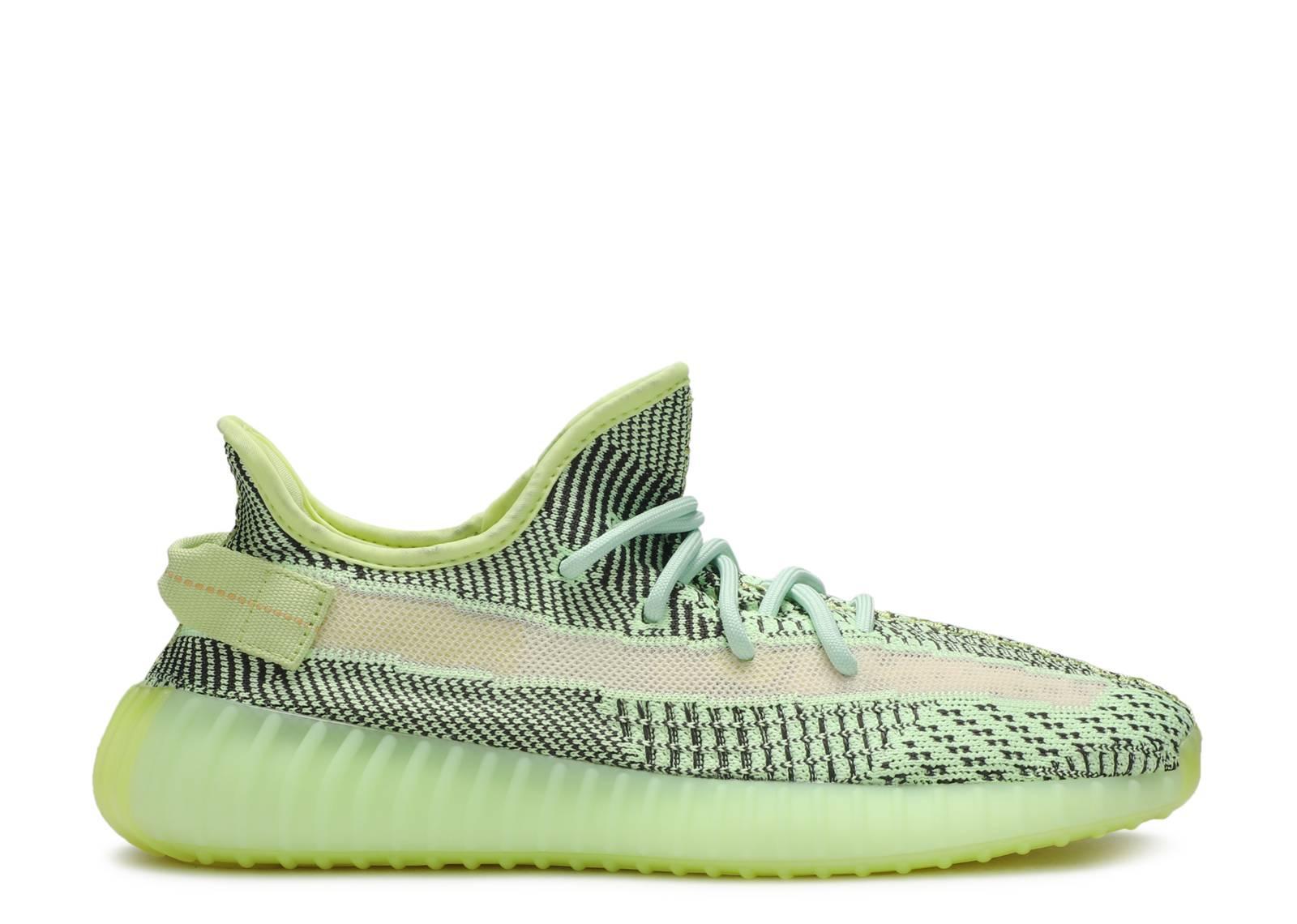 yeezy sneakers lime green