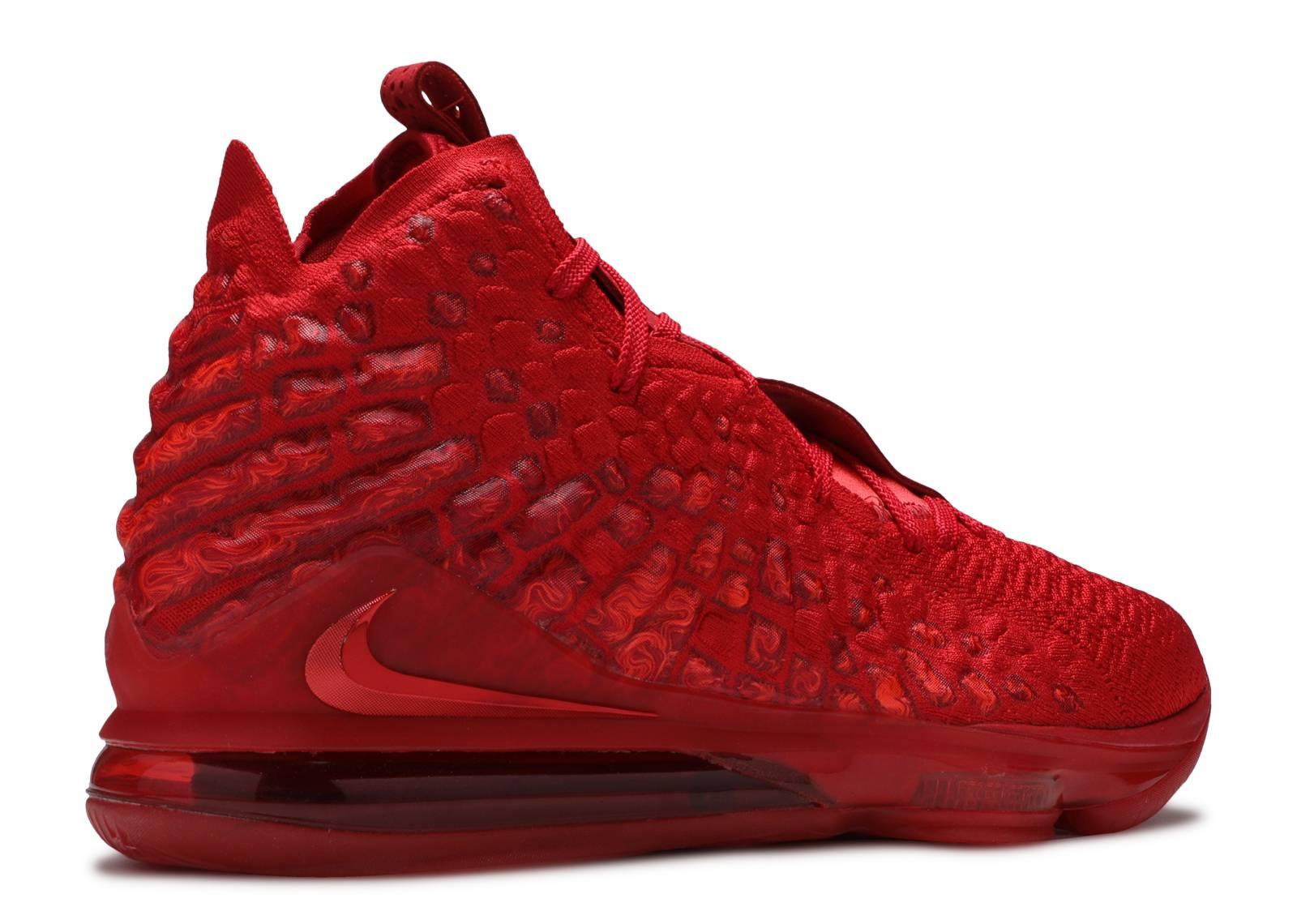 black and red lebrons 17