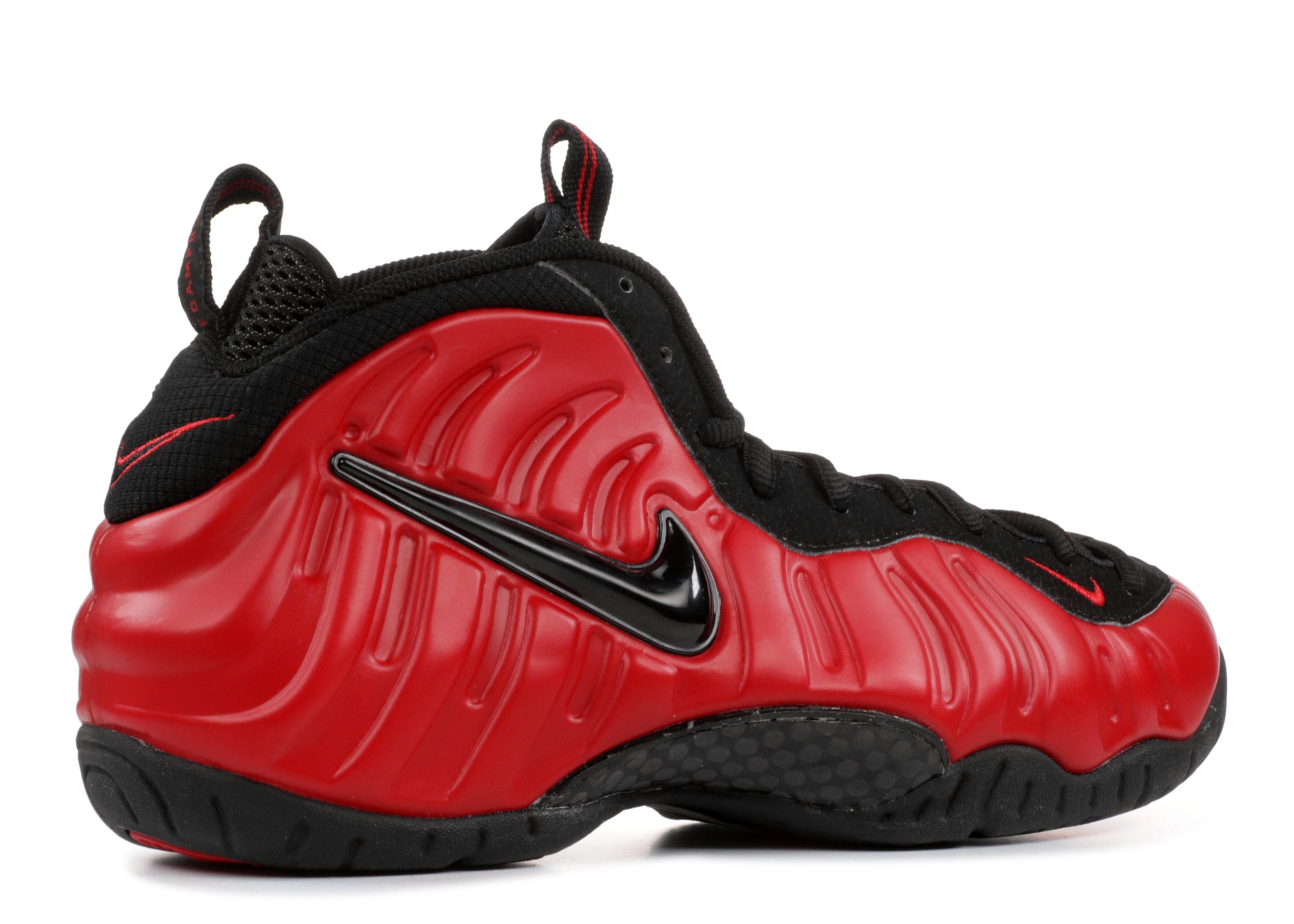 metallic red foamposite flight club