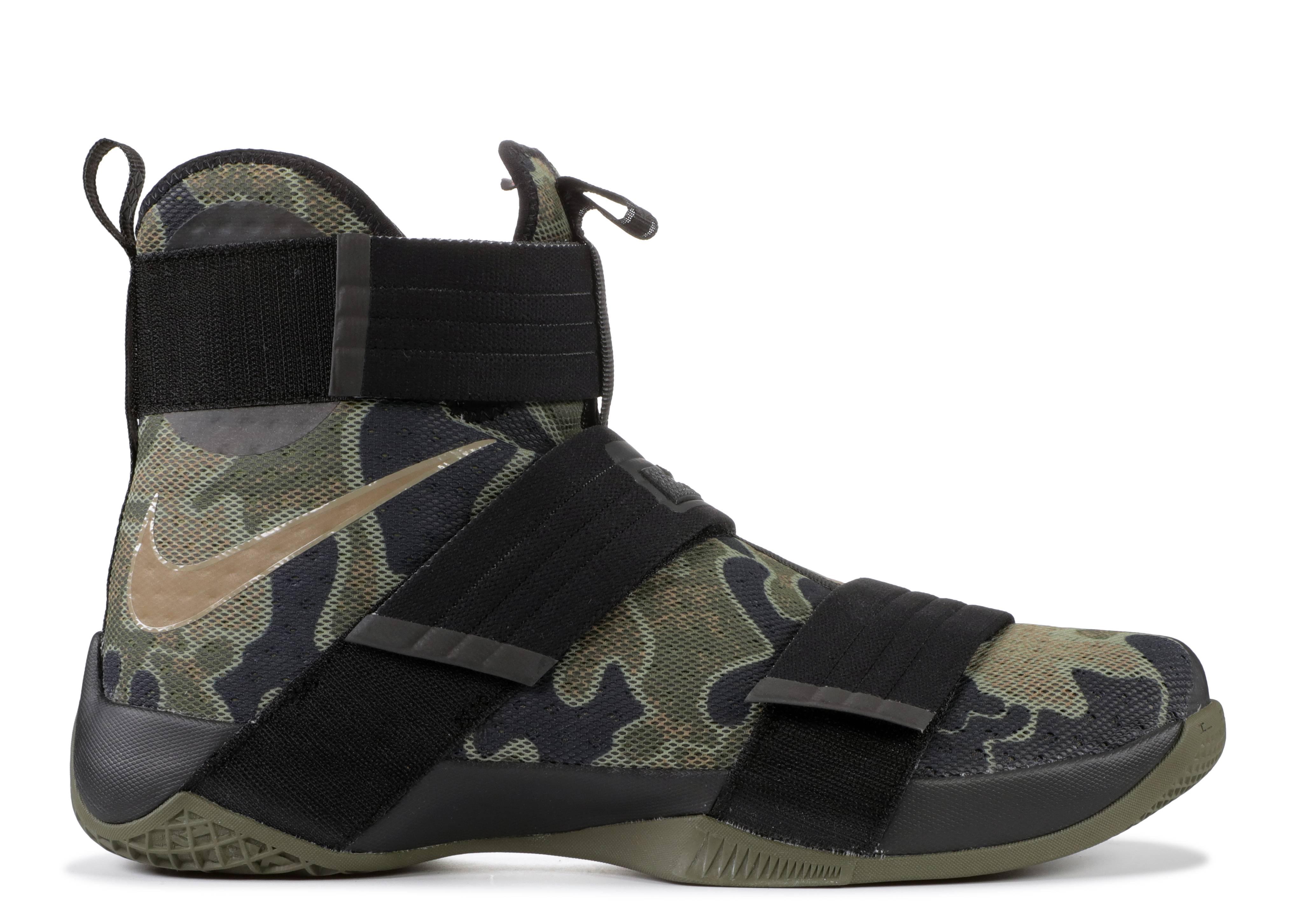 Nike Zoom Lebron Soldier 10 'camo' in Black for Men - Lyst