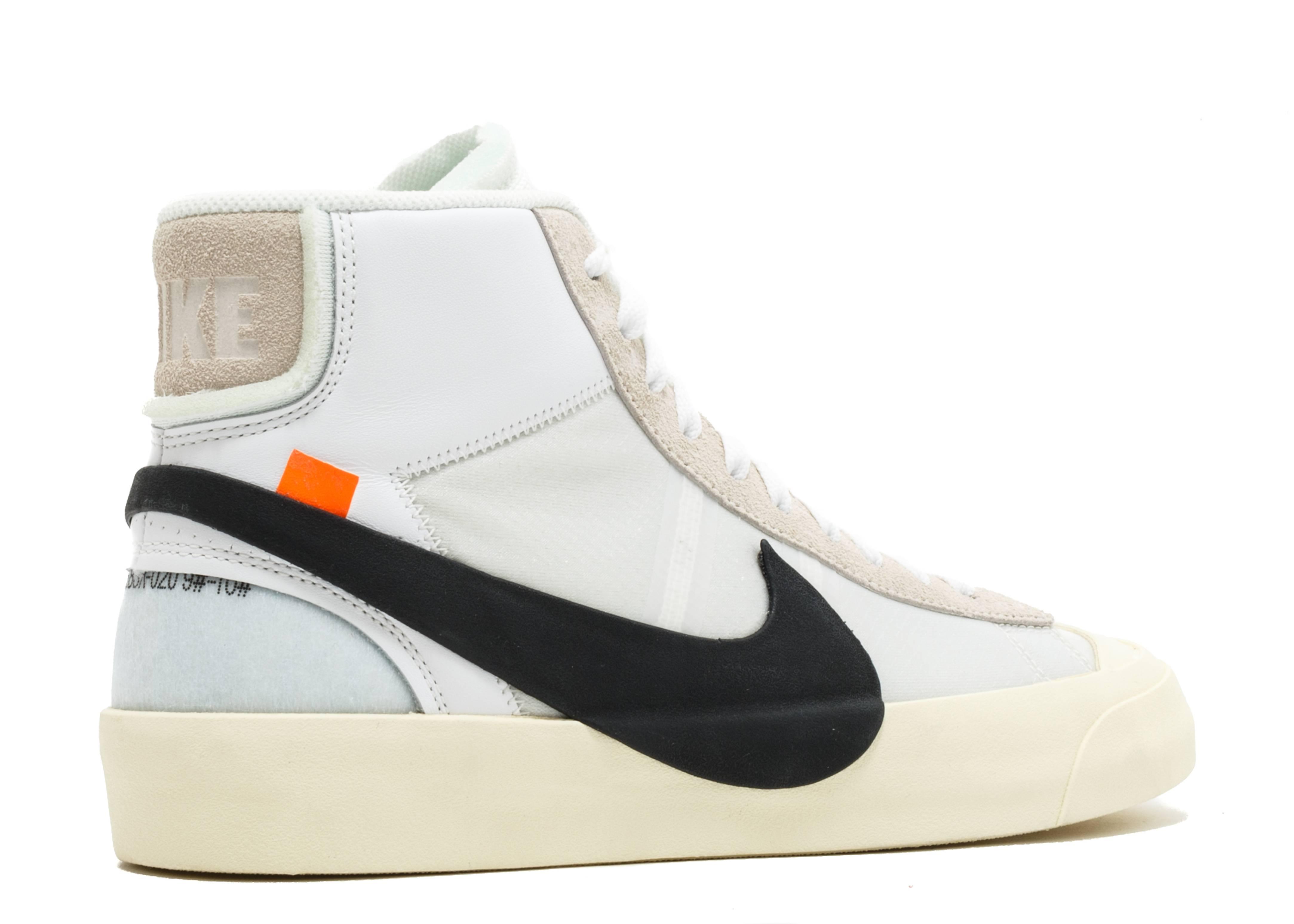 Nike The 10: Blazer Mid 'off-white' Shoes - Size 8 for Men - Lyst