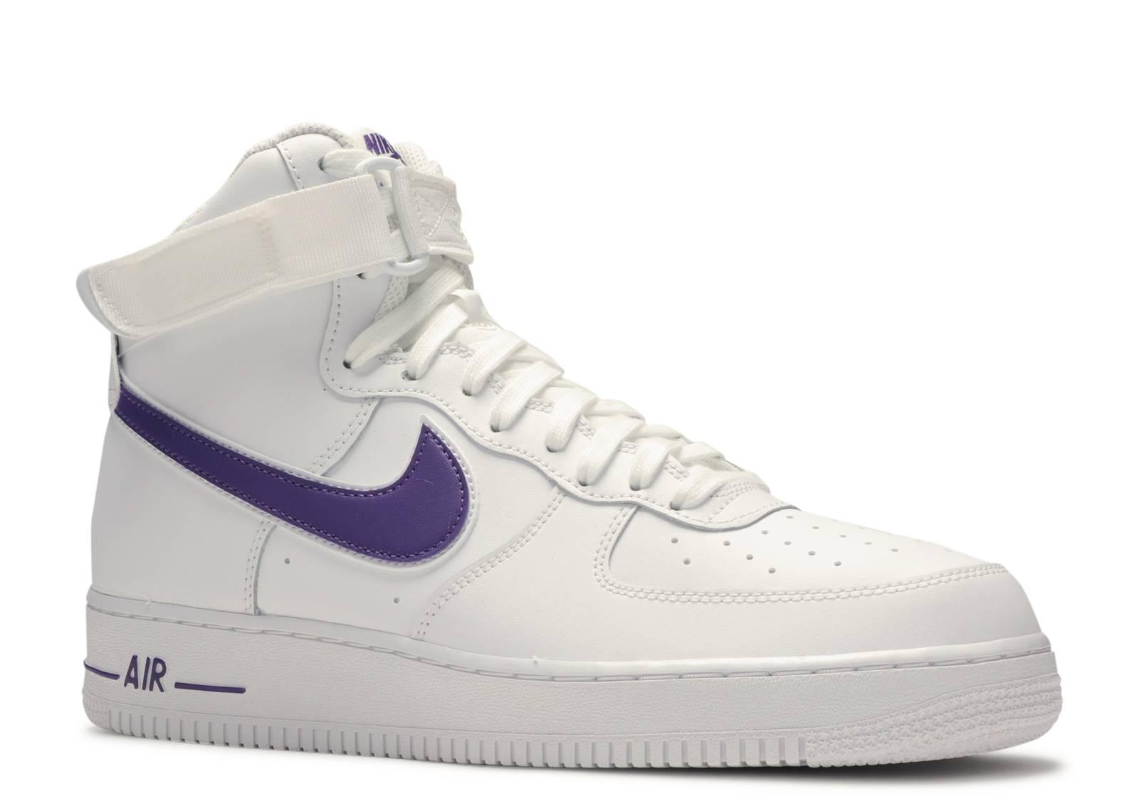 Nike Air Force 1 High '07 'court Purple' in White for Men - Lyst
