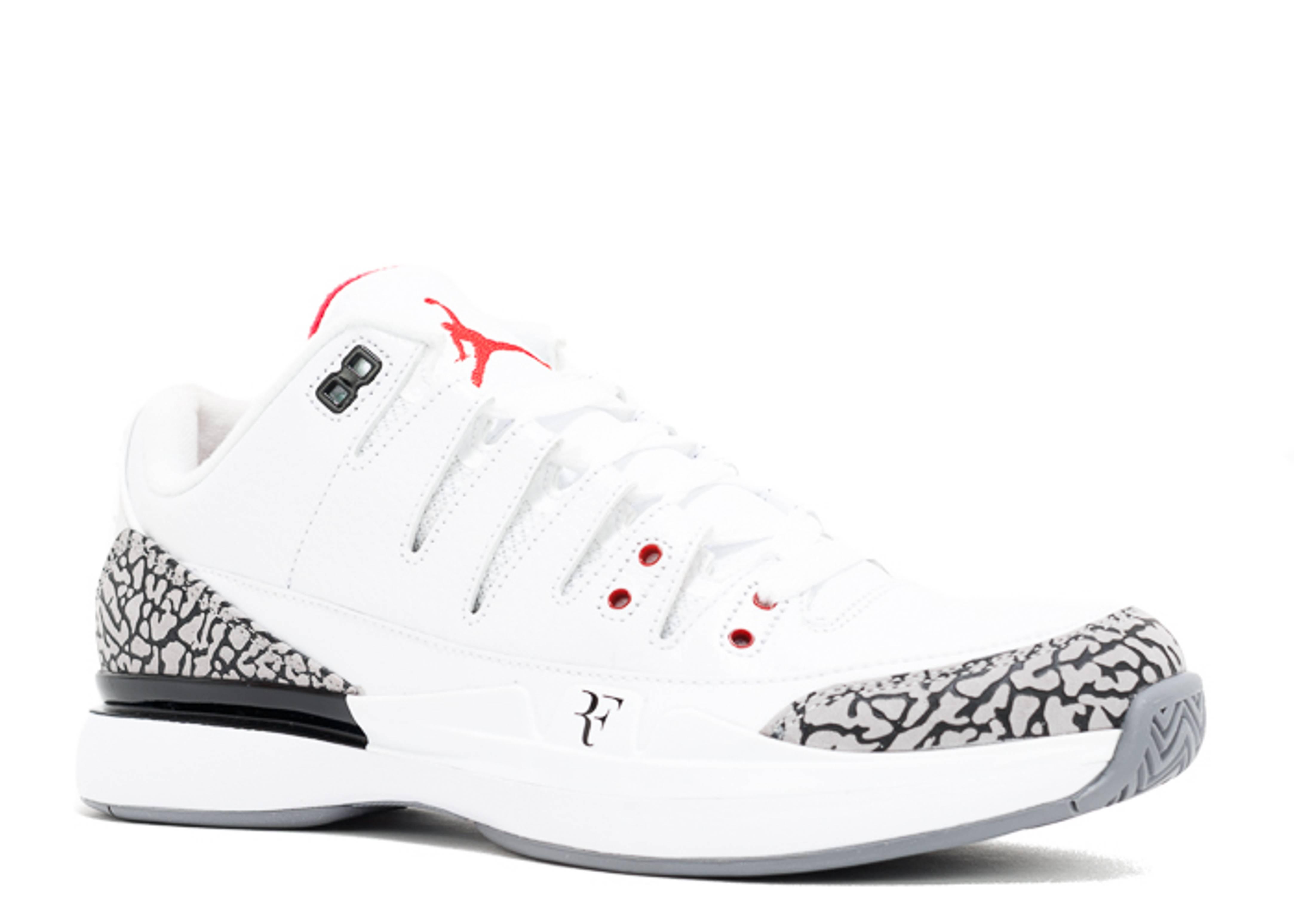 nike zoom vapor aj3 white cement