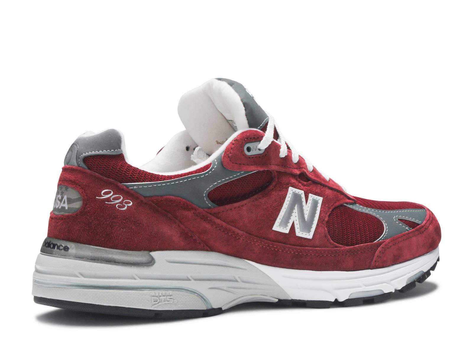 new balance 993 maroon