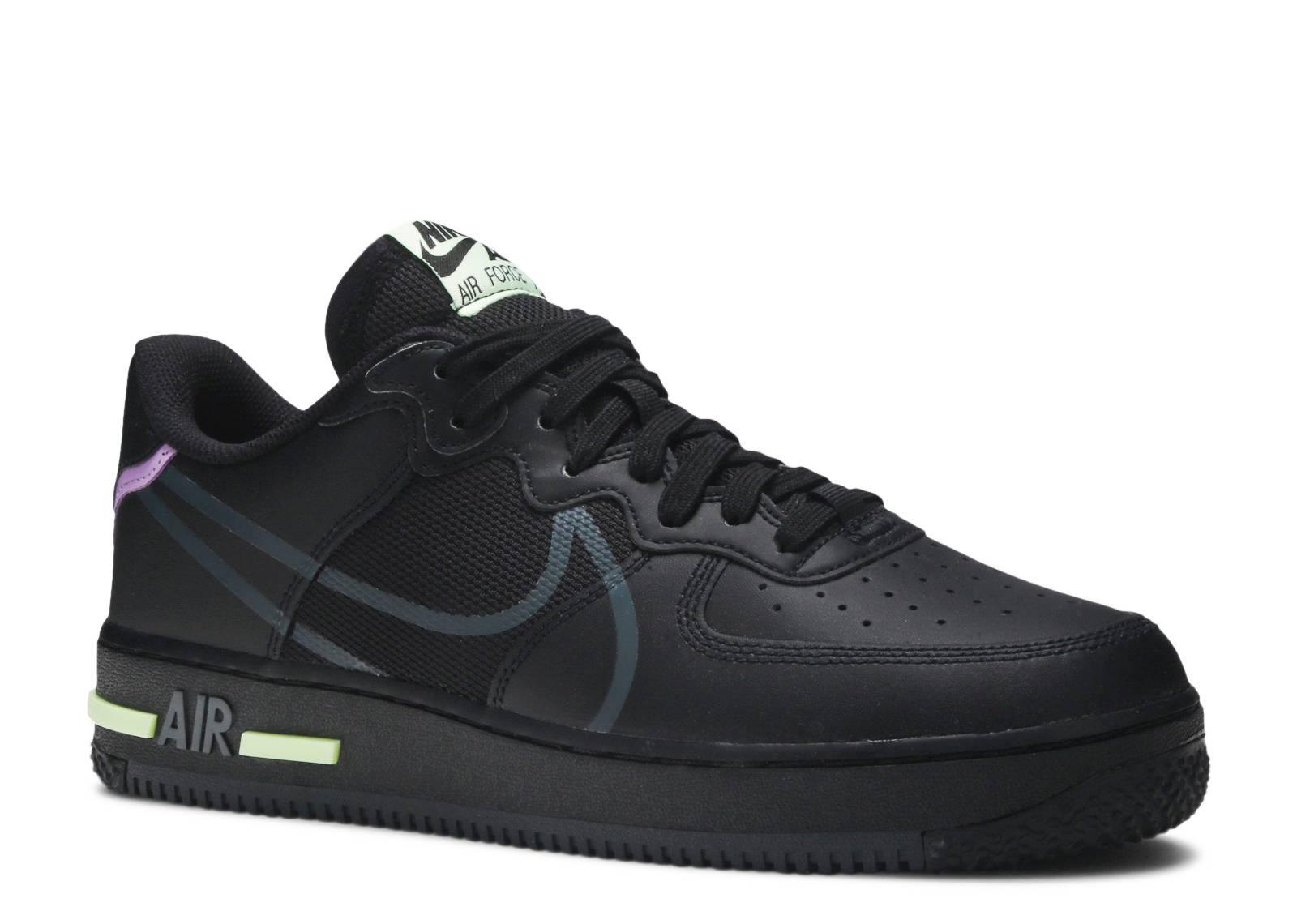 nike air force react black