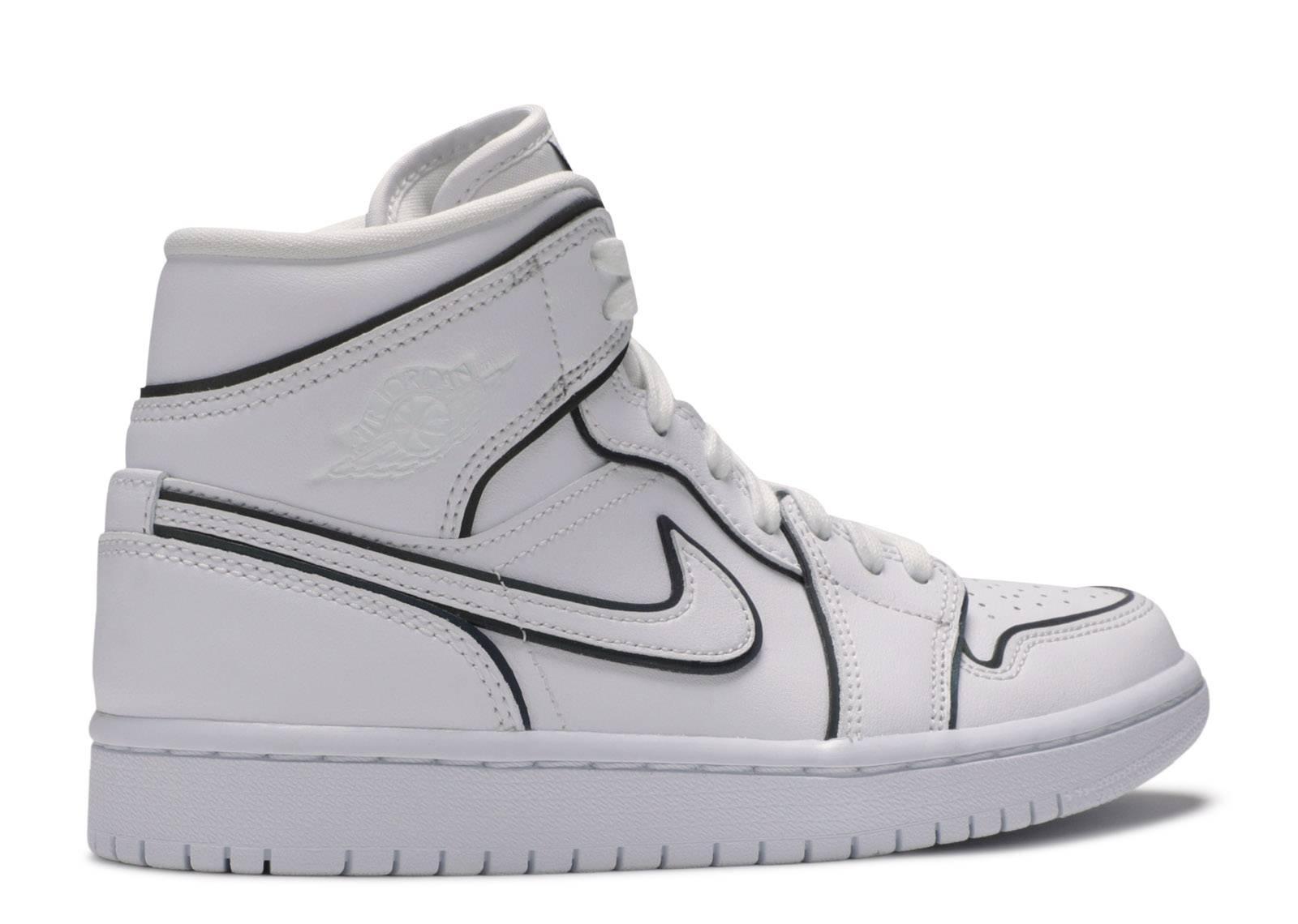 air jordan 1 mid iridescent outline