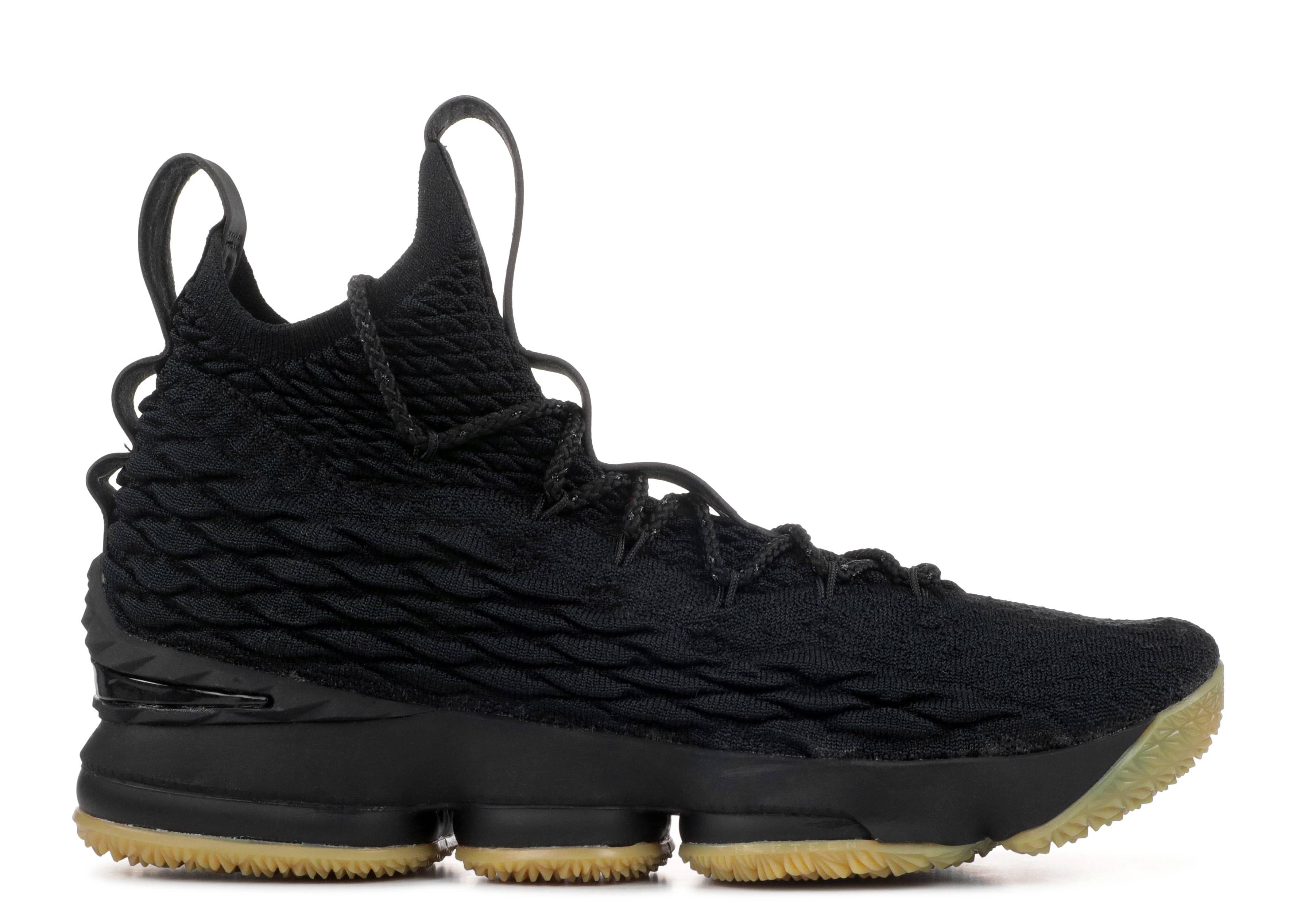 all black lebrons 15
