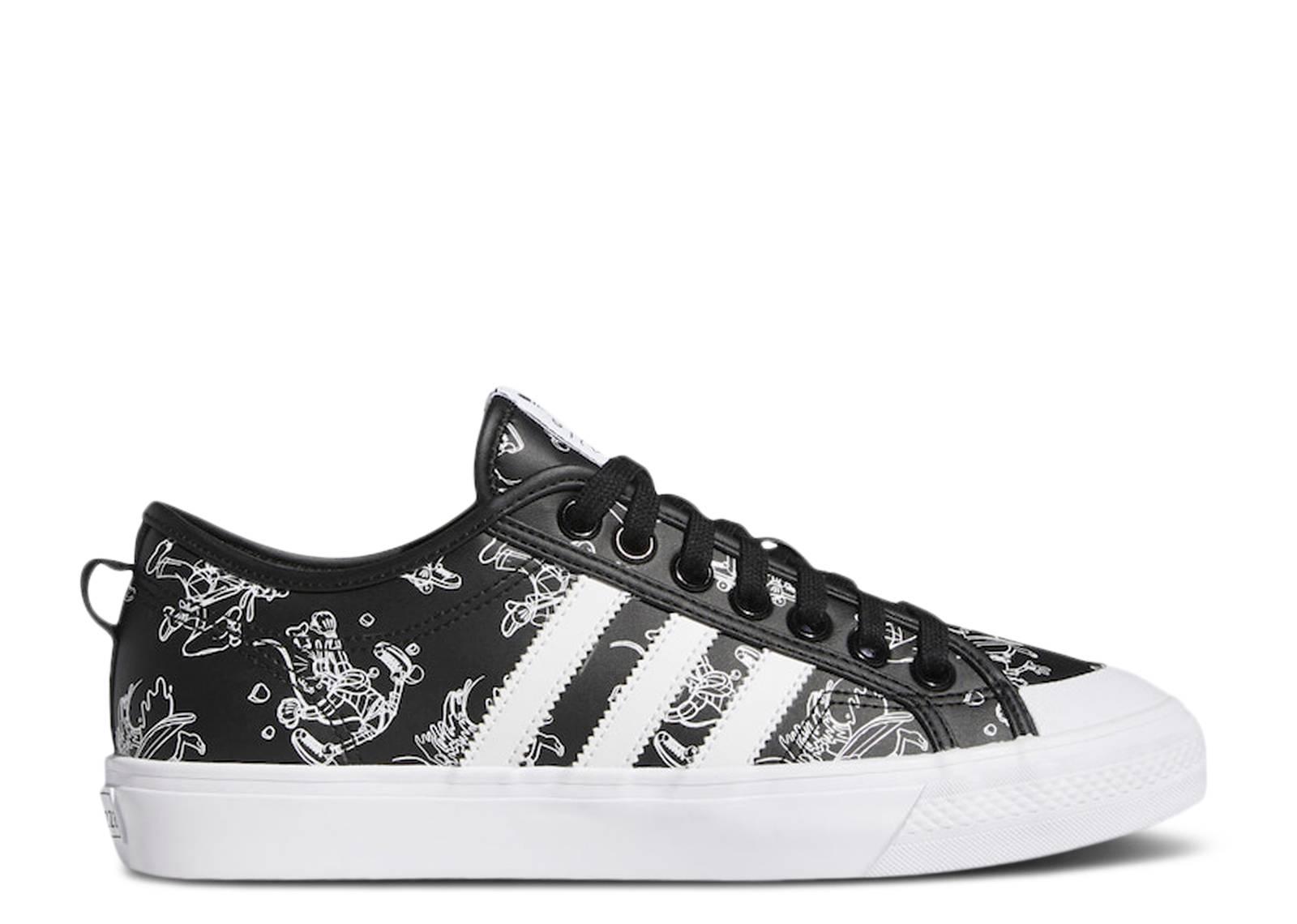 adidas nizza disney sport goofy white