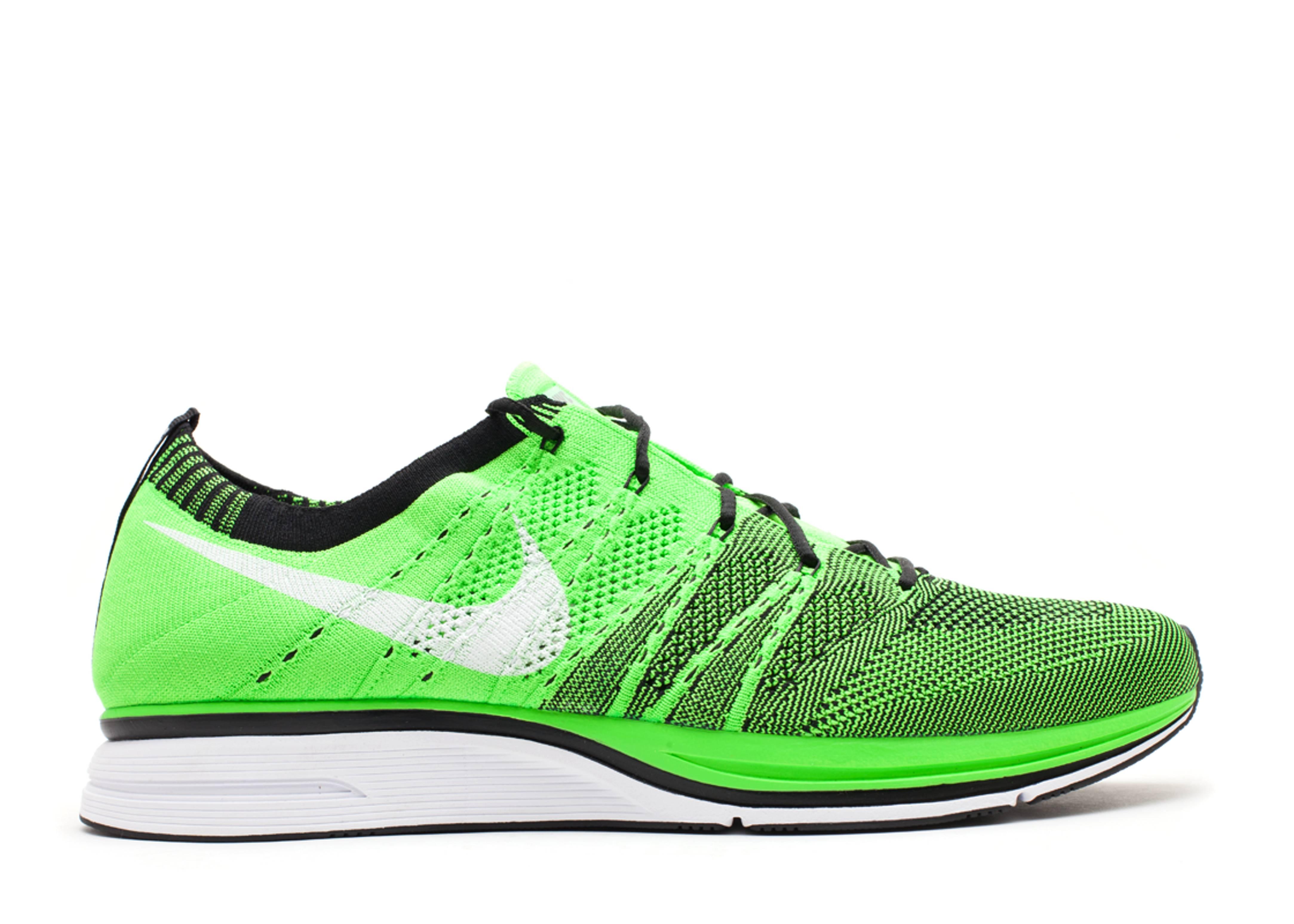 lime green nike flyknit