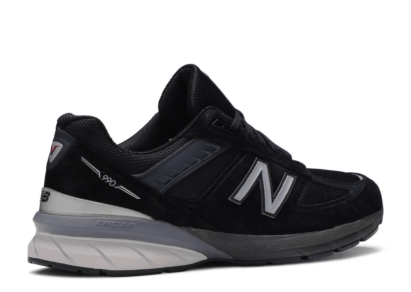 new balance 990 black leather