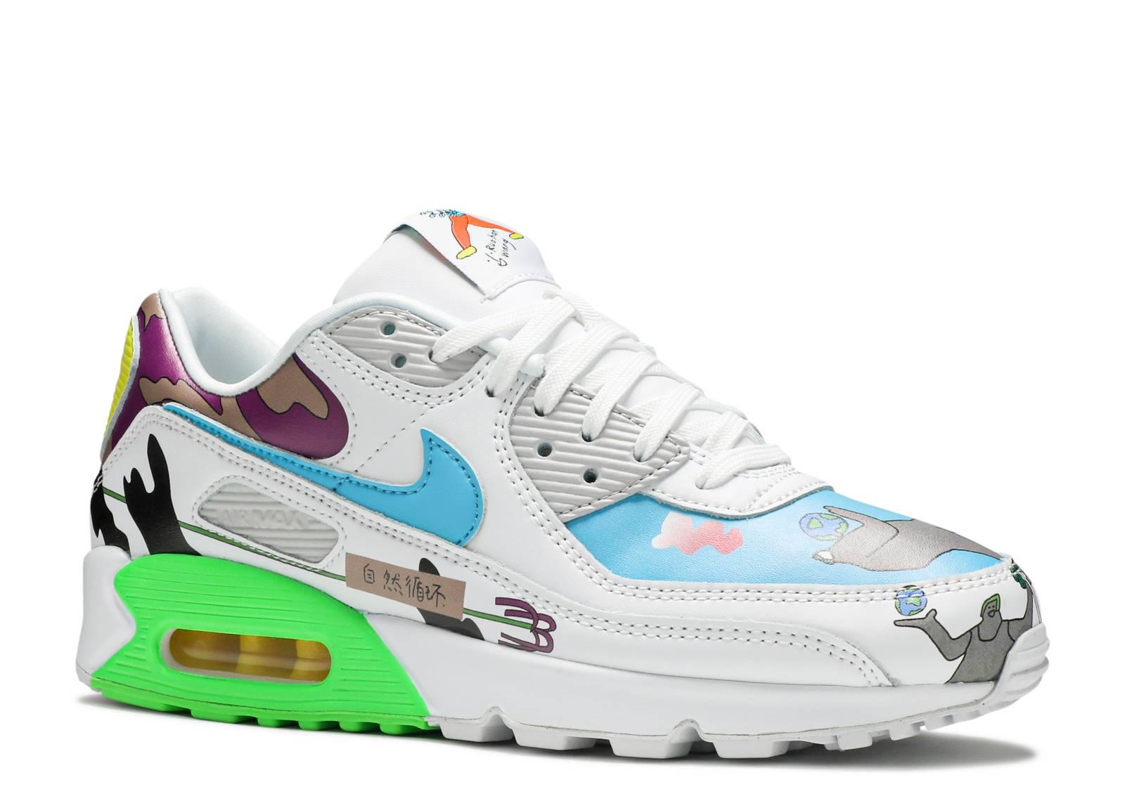 Nike Ruohan Wang X Air Max 90 Flyleather for Men - Lyst