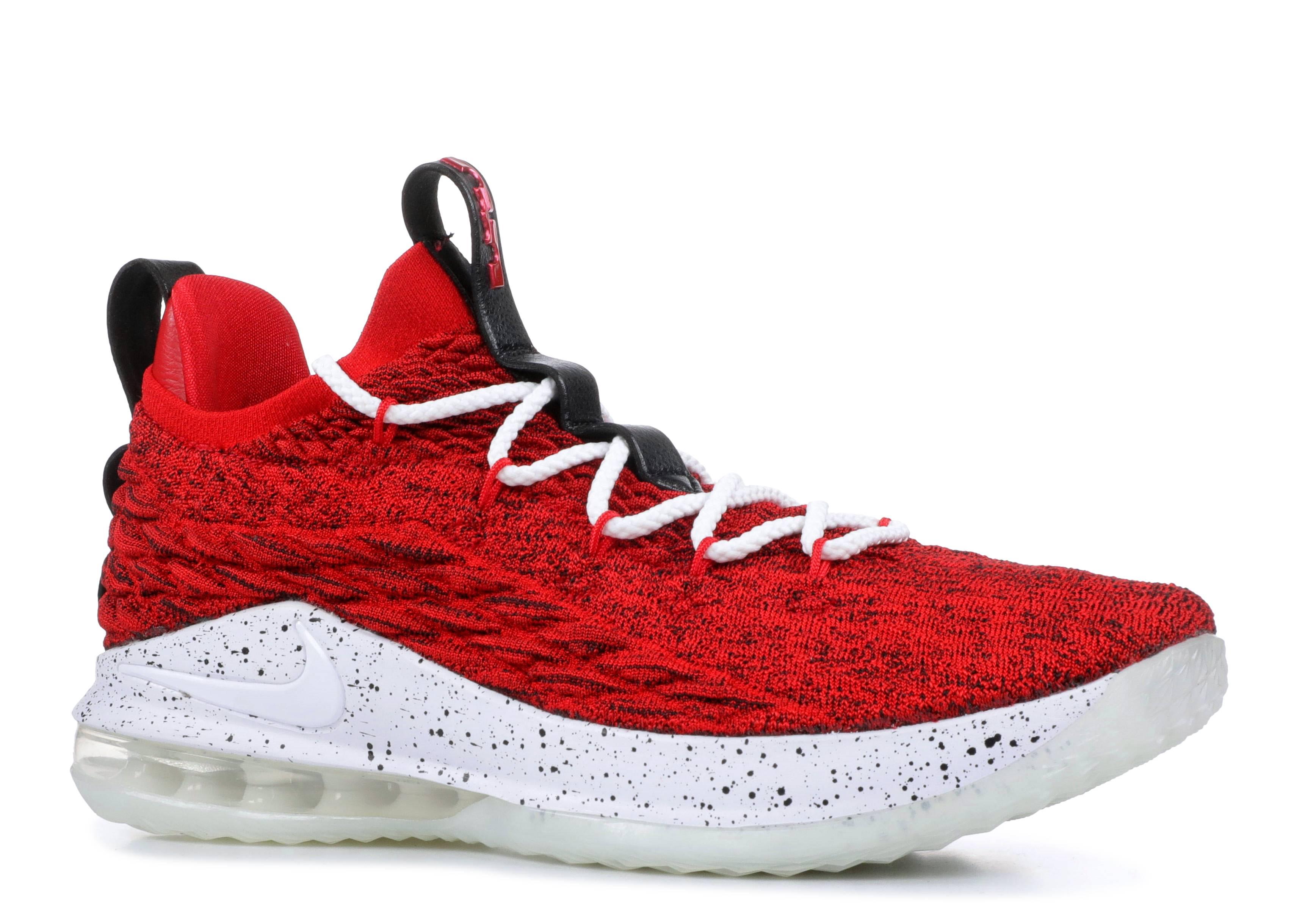 lebron 15 low red