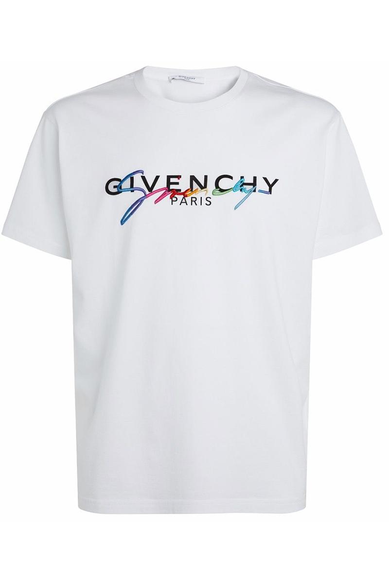 overtuigen Academie Vuil Givenchy Signature Rainbow T-shirt White for Men | Lyst