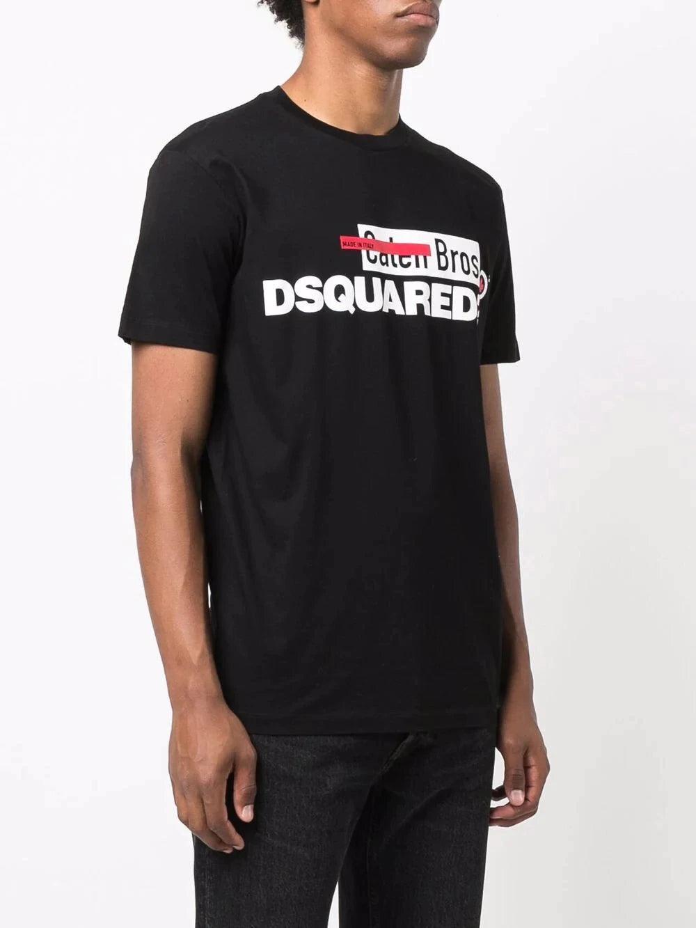 DSquared² D2 Bros T-shirt in Black for Men | Lyst
