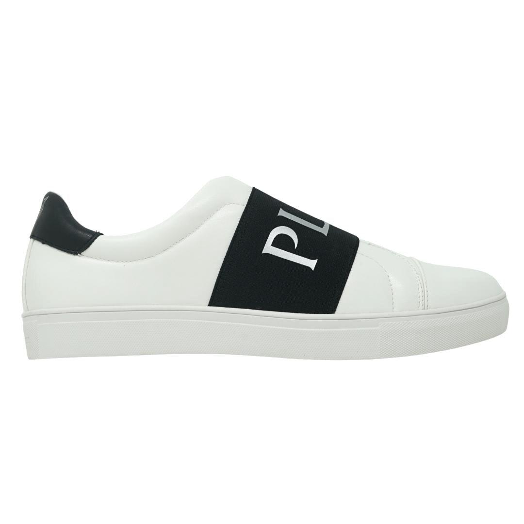 Philipp Plein Sport Band Logo Slip On White Sneakers for Men | Lyst