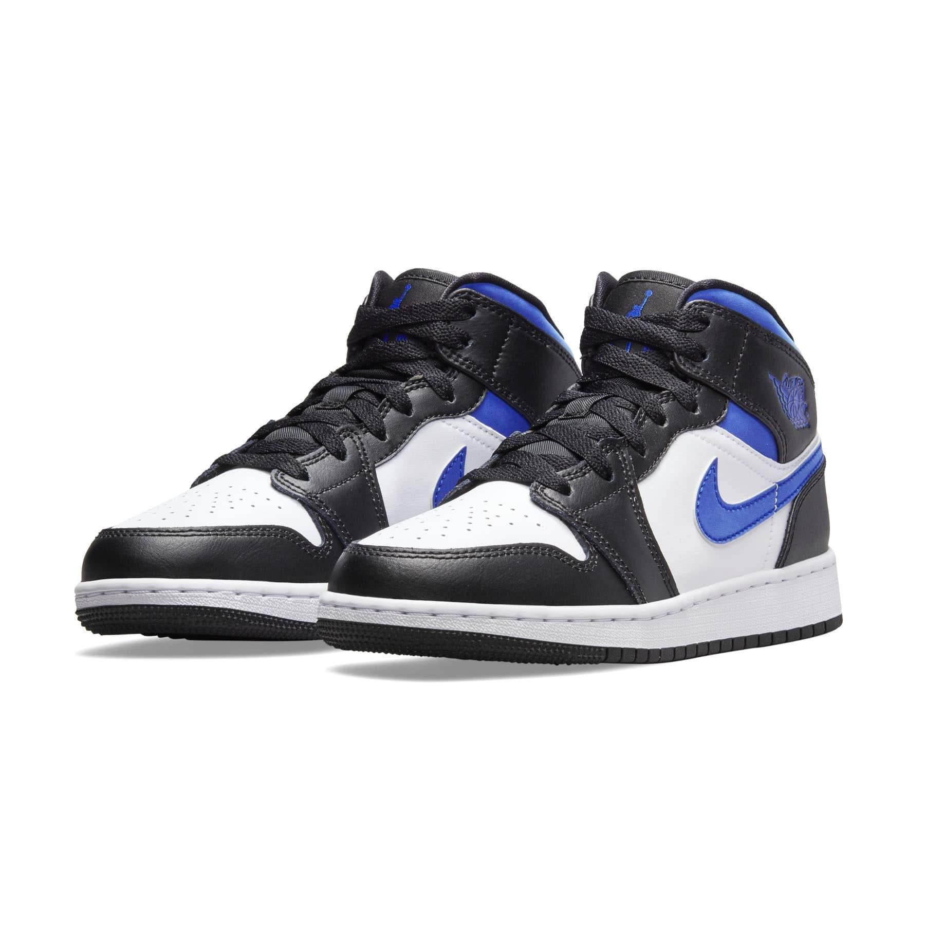 Nike Leather Air Jordan 1 Mid Gs 'racer 