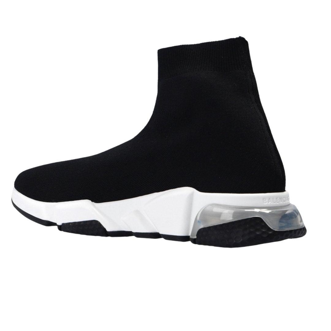 Balenciaga Speed Runner Clear Sole Sock Trainers in Black for Men - Lyst
