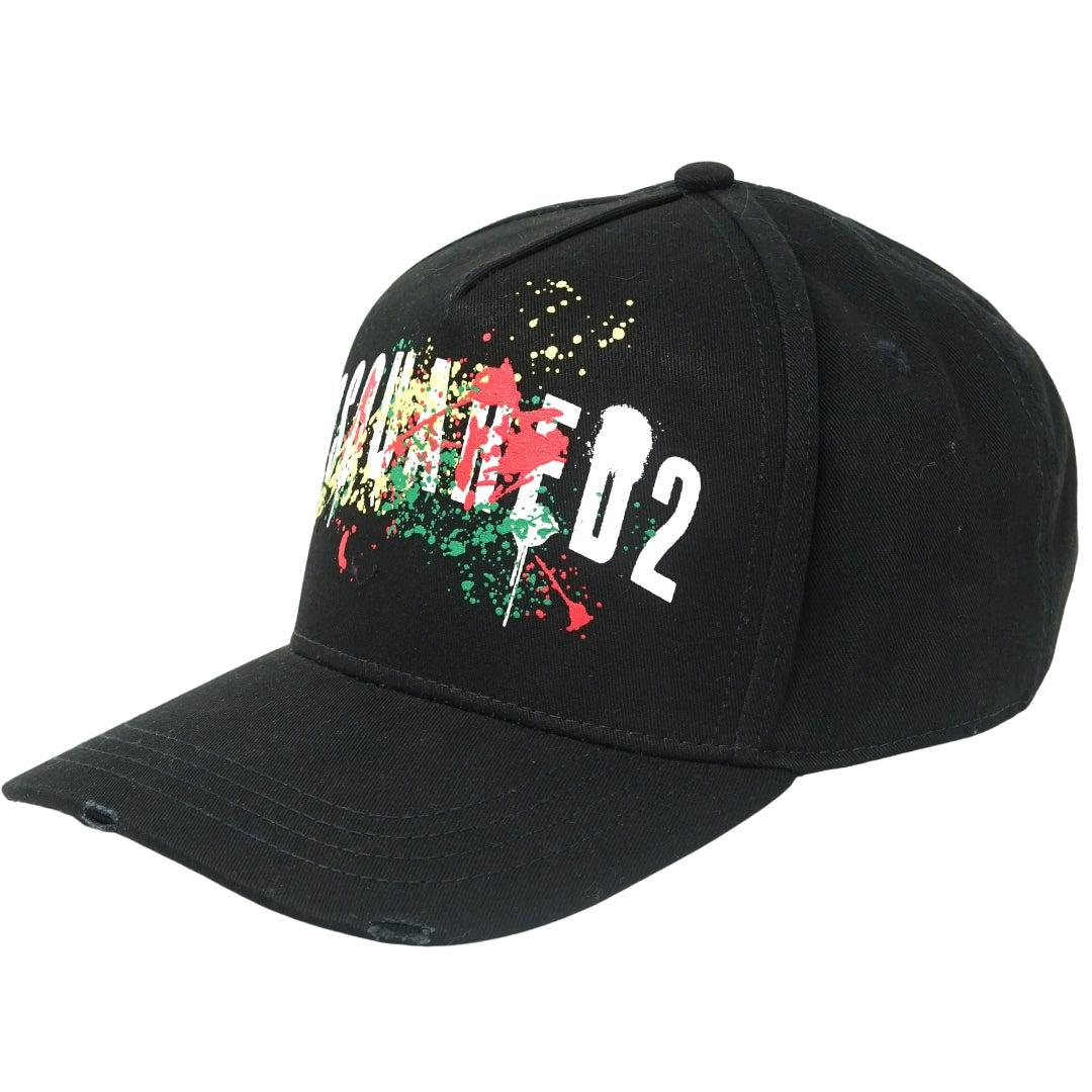 Dsquared paint shop splatter cap