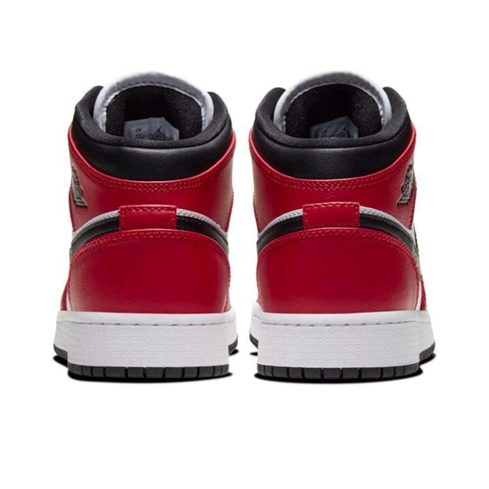 Nike Jordan 1 Mid 'chicago Black Toe' in Red for Men | Lyst