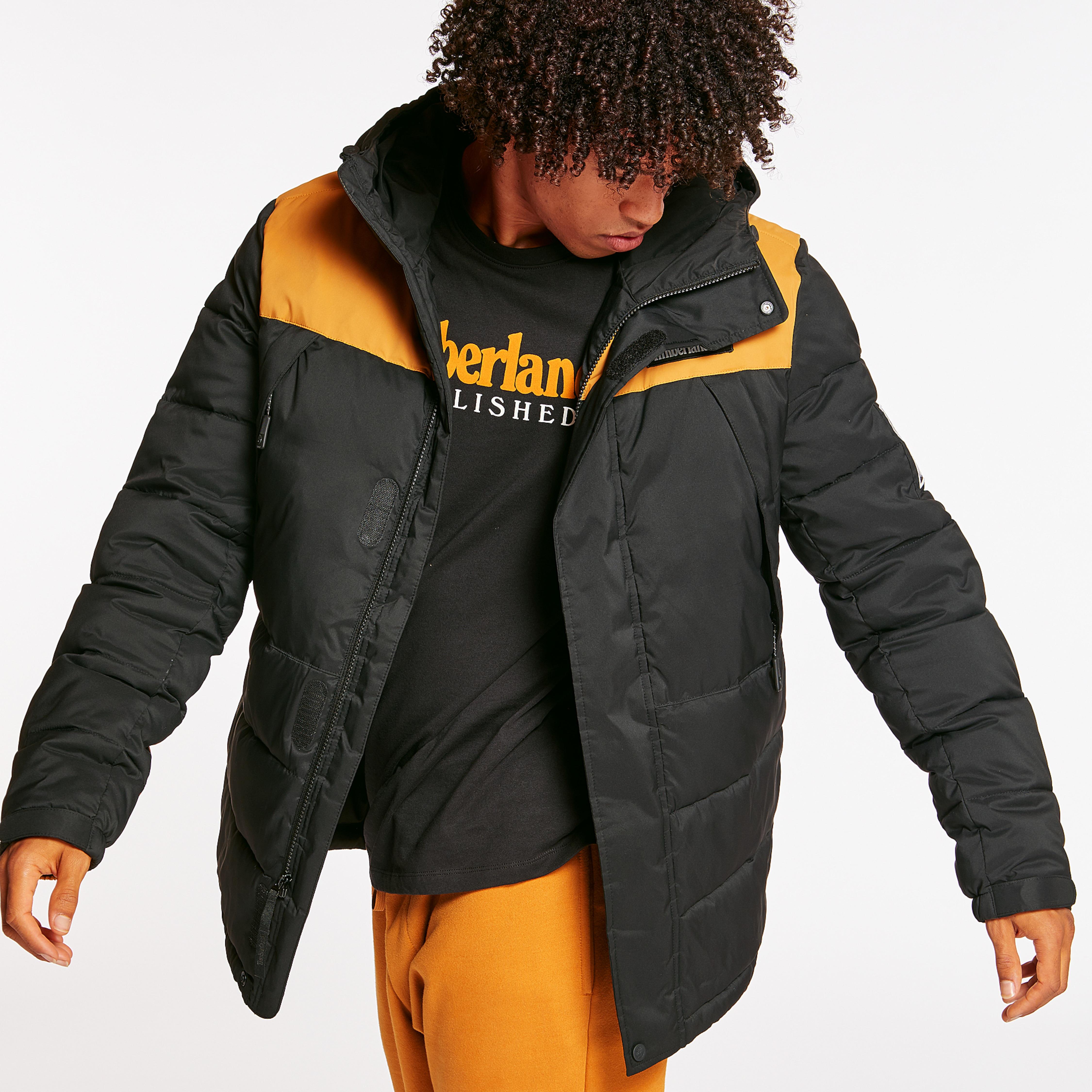 Timberland Synthetic Outdoor Archive Puffer Jacket in Black for Men - Lyst