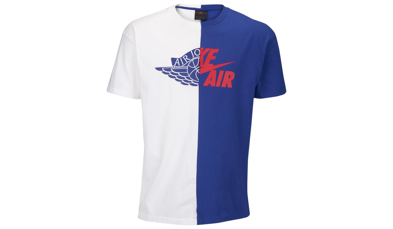 royal blue and red nike shirt