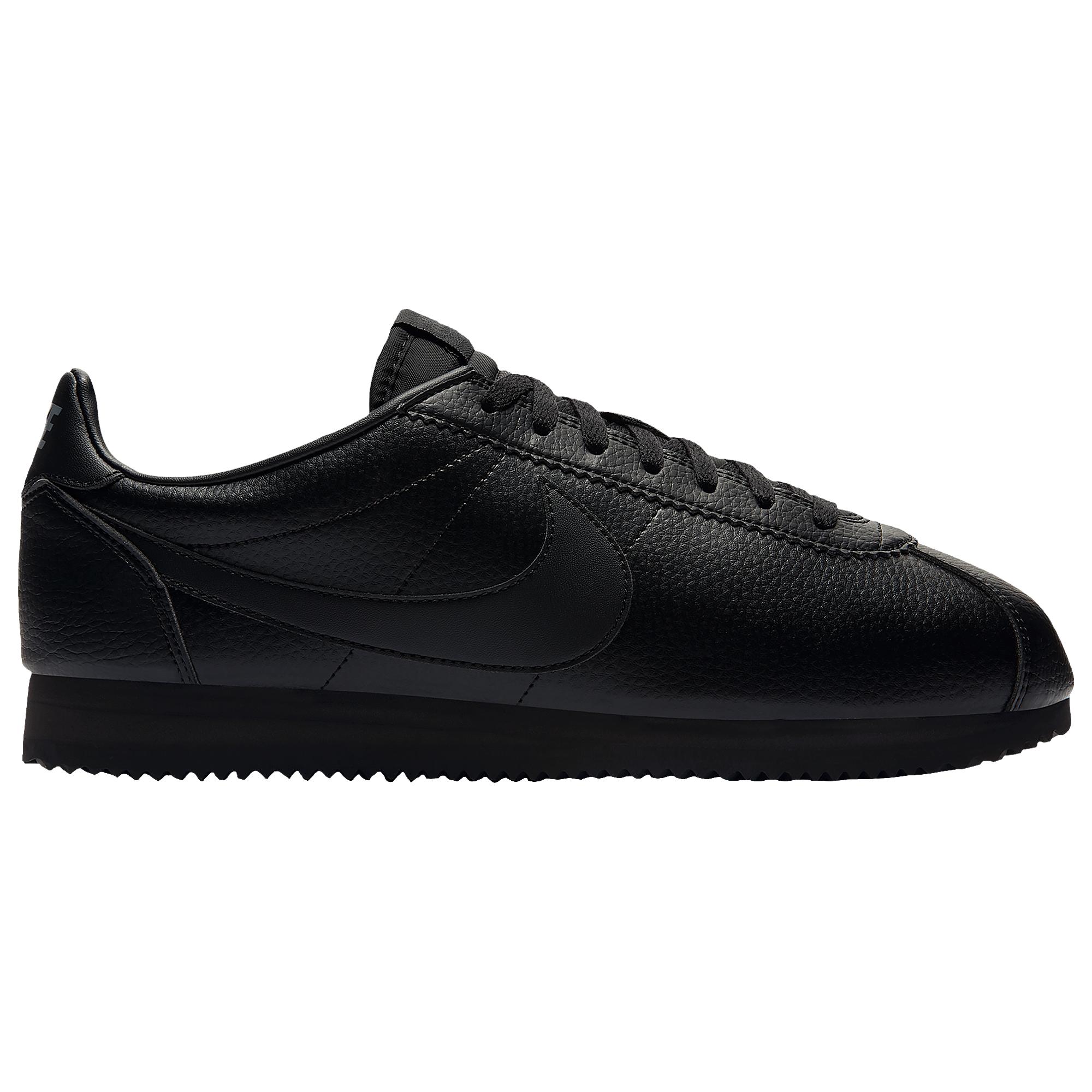 mens black nike cortez trainers
