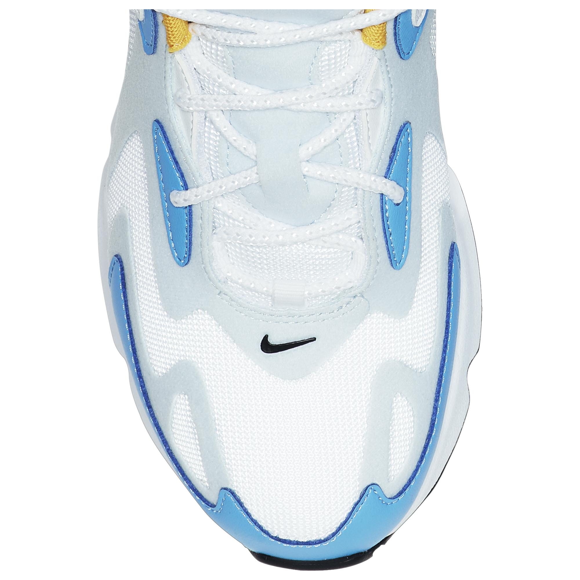 Nike Rubber Air Max 200 Shoe in White/Blue/Yellow (White) - Lyst