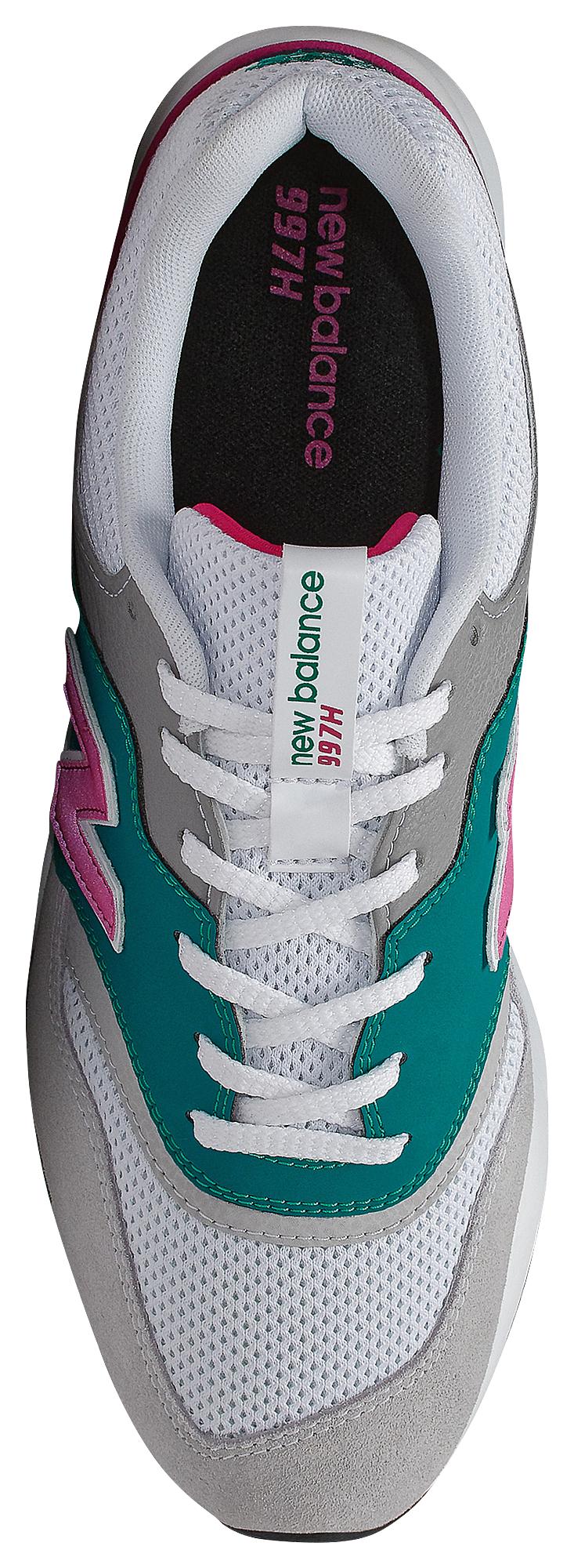 new balance 997h grey teal pink